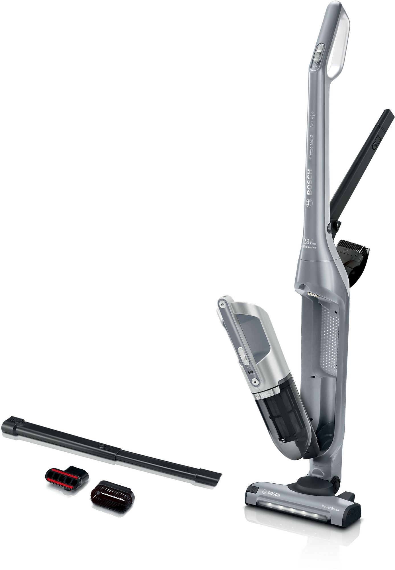 Bosch Sladdlös dammsugare Flexxo Gen2 23Vmax Silver BCH3K2301 Serie 4