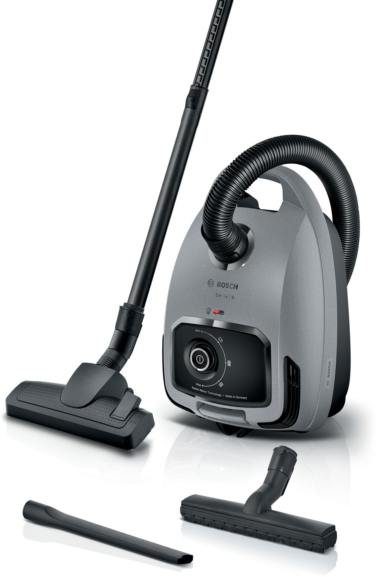 Bosch Dammsugare med påse Grå BGL6X3001 Serie 6