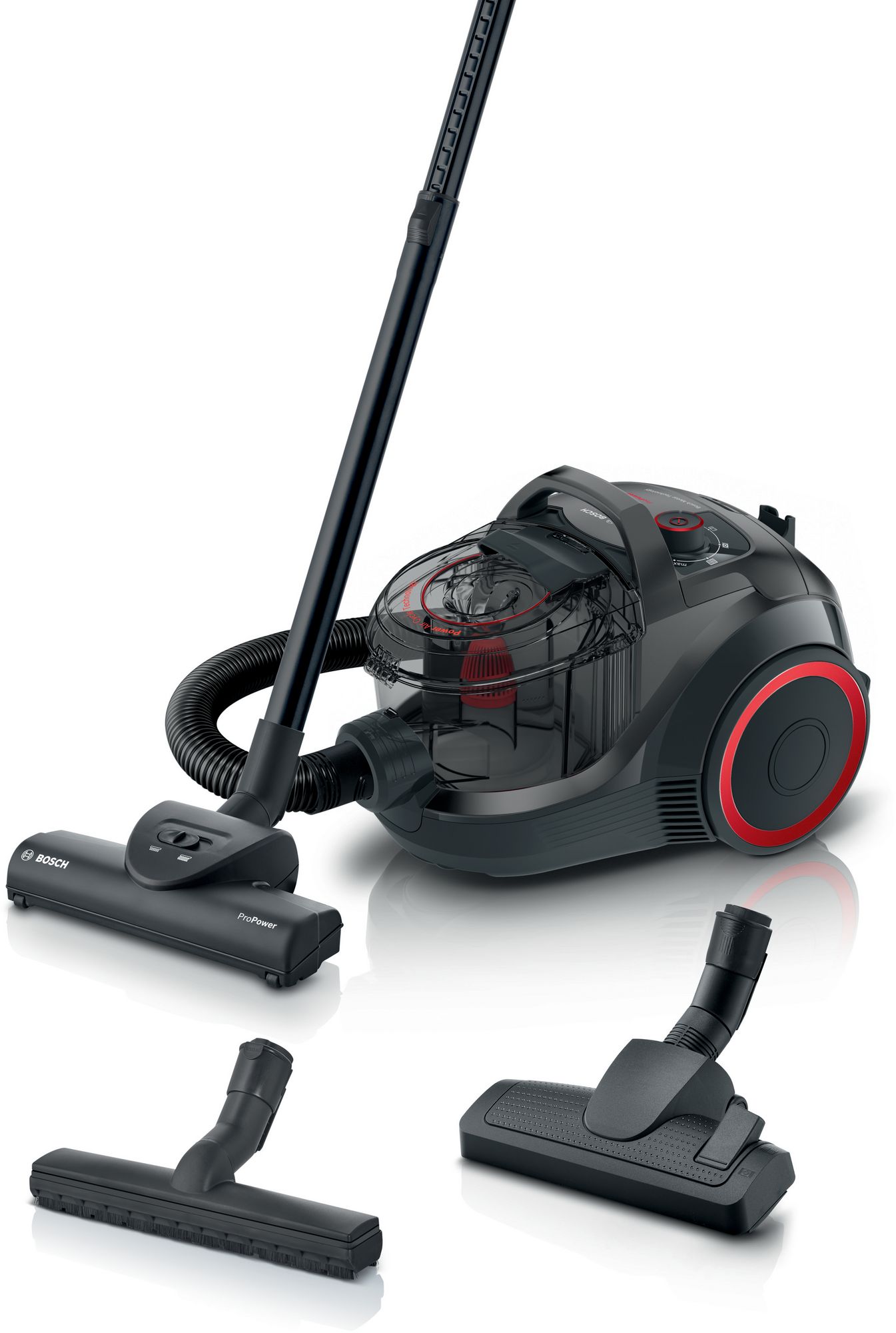 Bosch Dammsugare utan påse ProPower Svart BGS21POW2 Serie 4