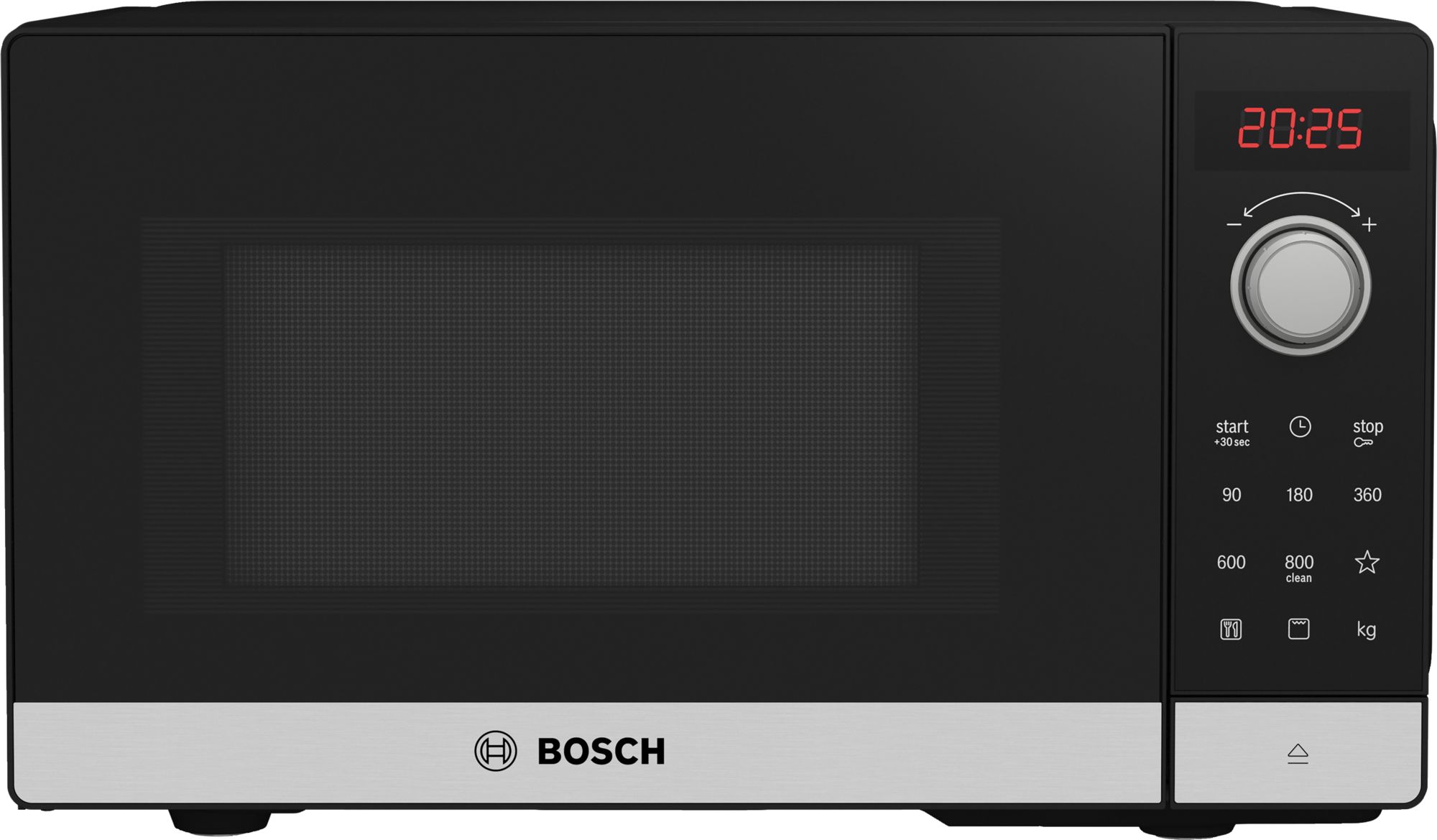Bosch Fristående mikro med grill 44 x 26 cm Rostfritt stål FEL023MS2 Serie 2