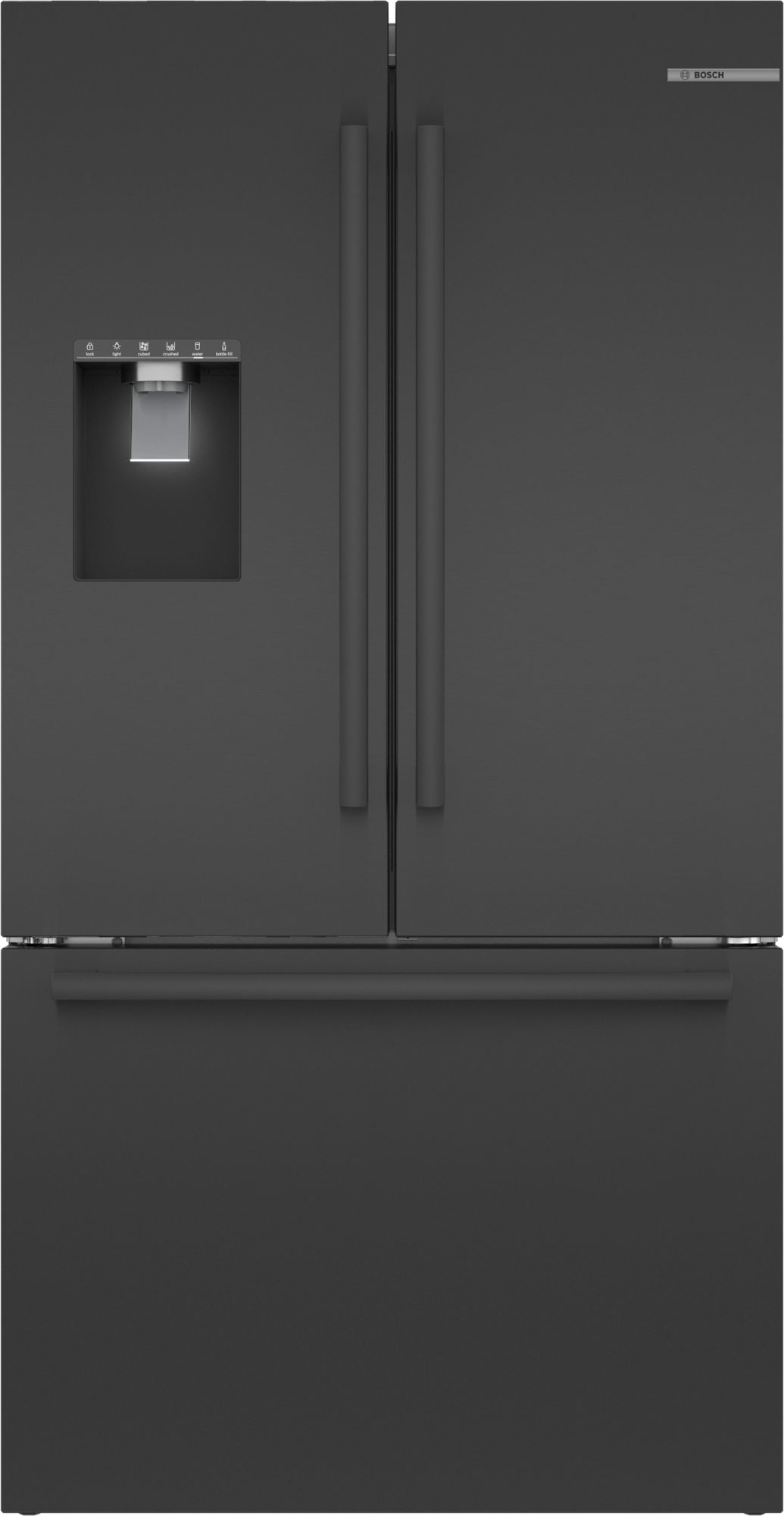 500 Series French Door Bottom Mount Refrigerator 36'' Easy clean stainless steel B36FD50SNB