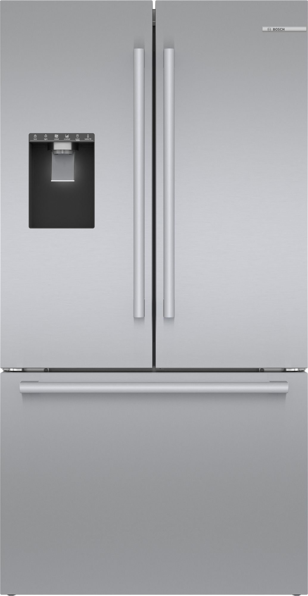 500 Series French Door Bottom Mount Refrigerator 36'' Easy clean stainless steel B36FD50SNS