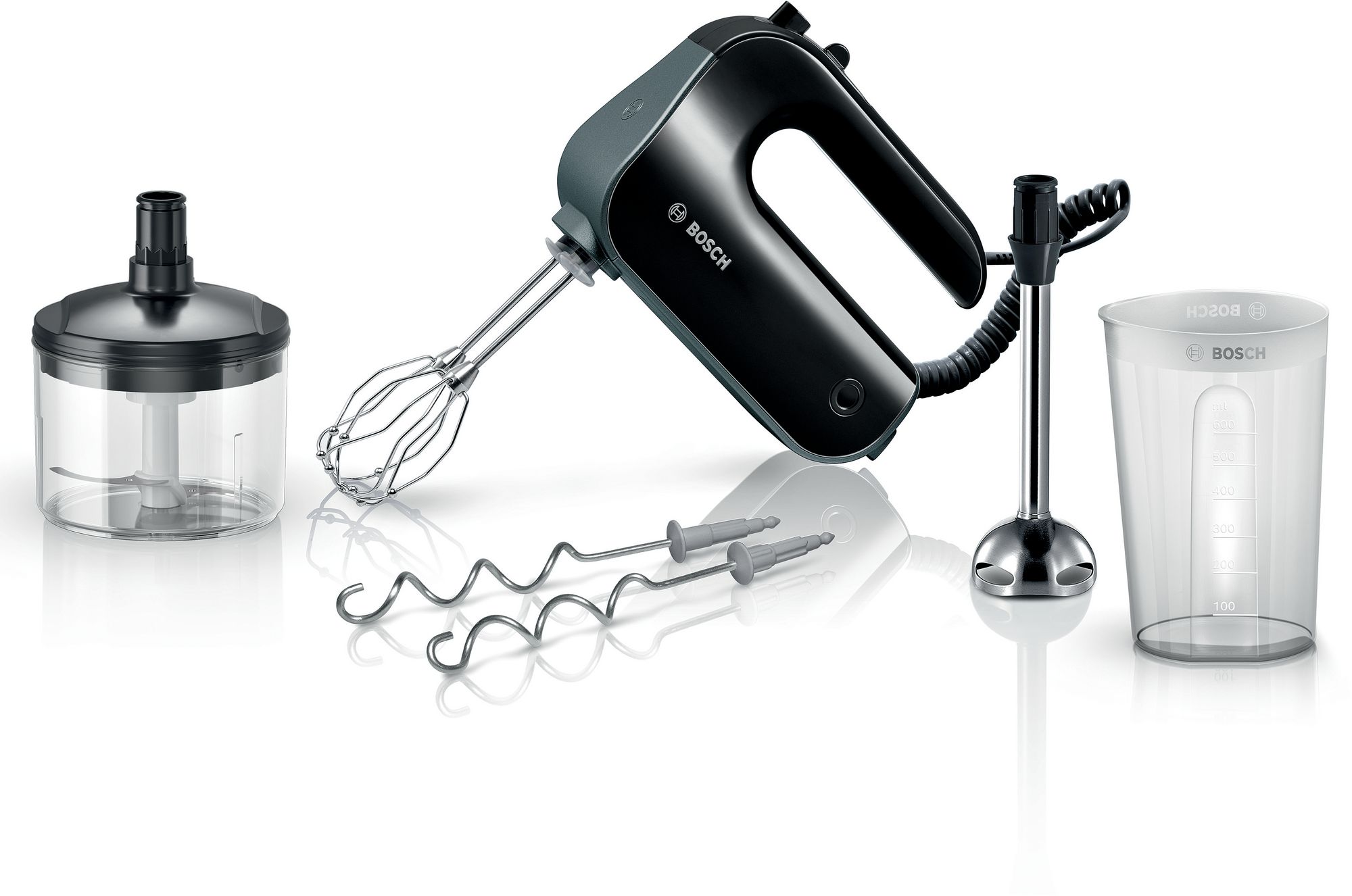 Bosch Elvisp MFQ4 850 W Svart, Mörk silver MFQ4980B
