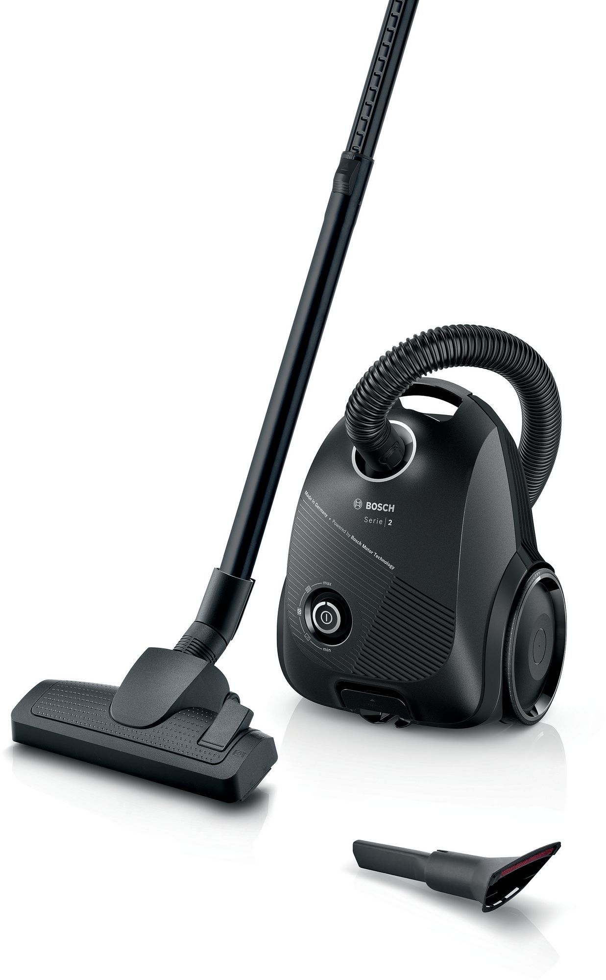 Bosch Dammsugare med påse Svart BGBS2BA2 Serie 2