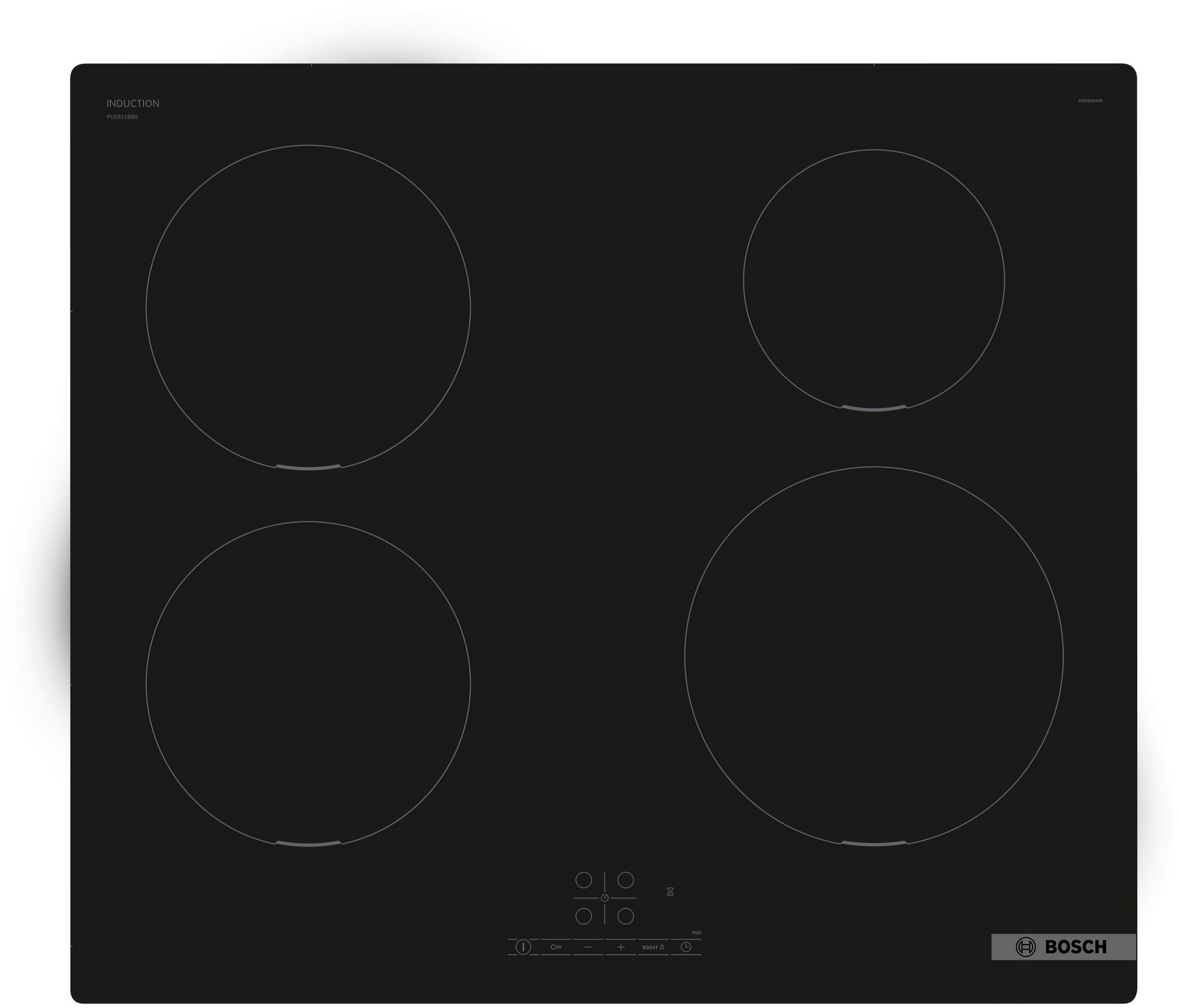 Bosch Induktionshäll 60 cm Ramlös Design PUE611BB5E Serie 4