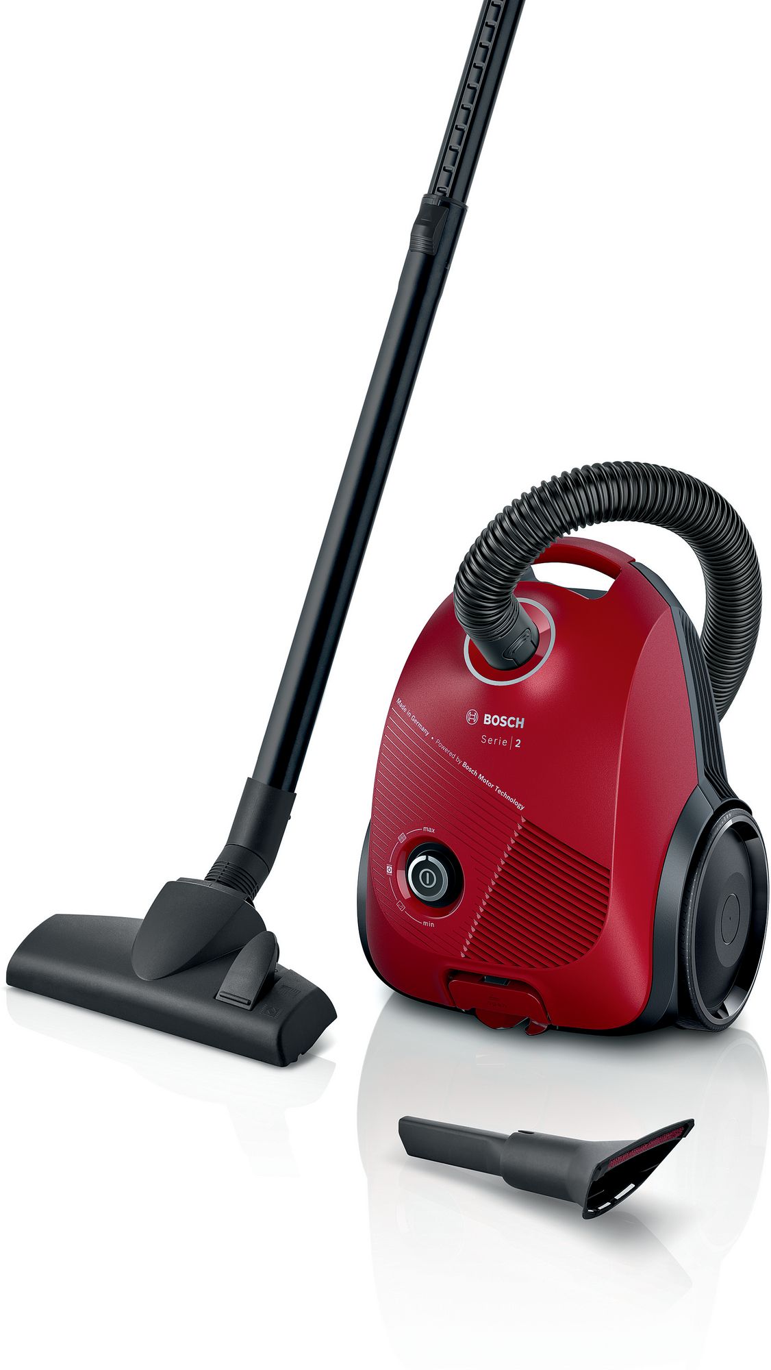 Bosch Serie 2 Aspirador con bolsa Rojo BGBS2RD1