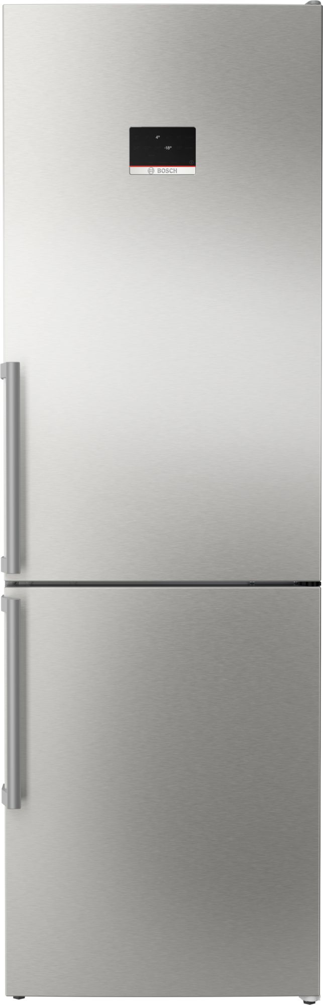 Bosch Kombinerad kyl/frys 186 x 60 cm Rostfritt stål KGN367ICT Serie 4