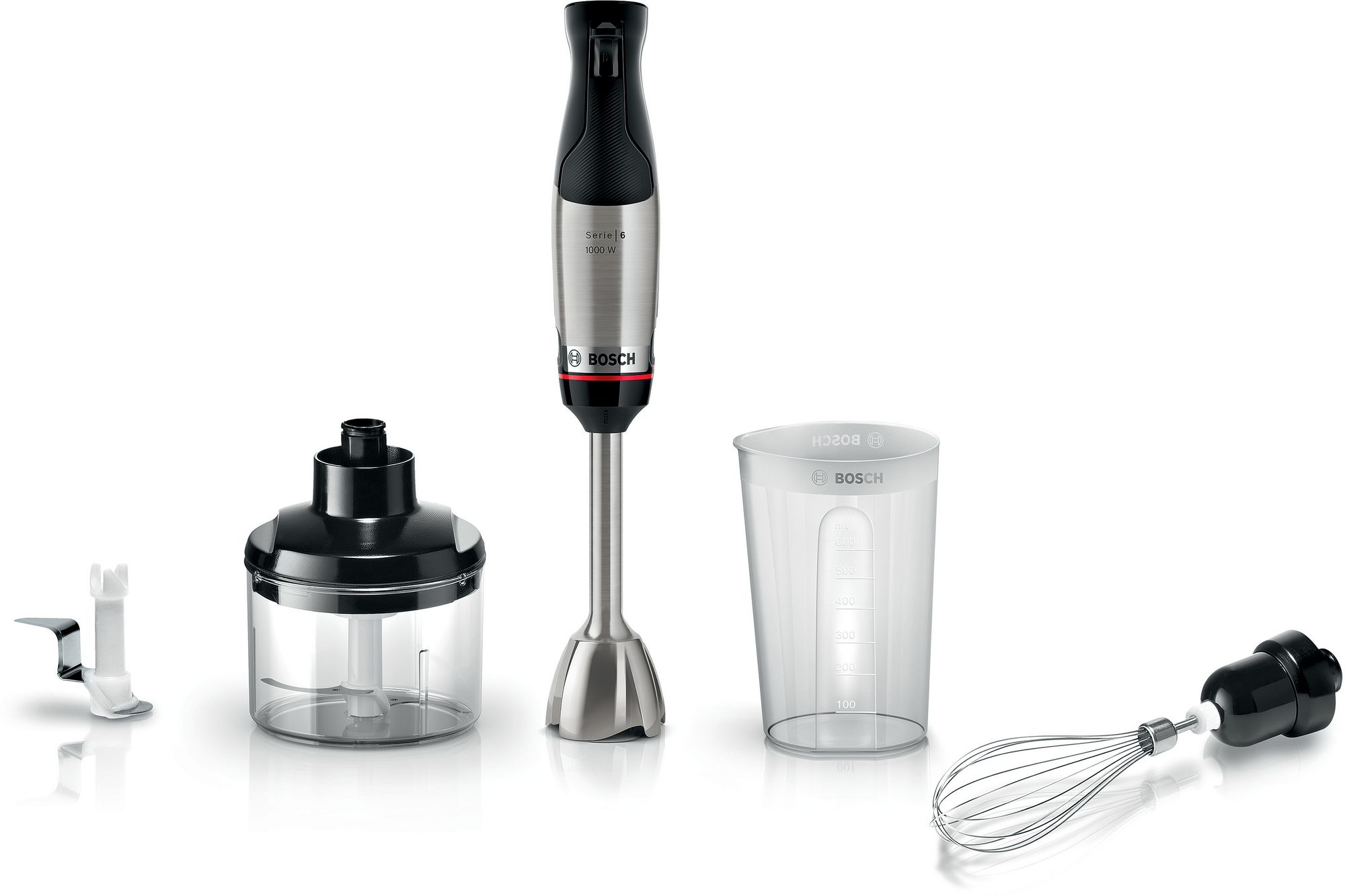 Bosch Stavmixer ErgoMaster 1000 W Rostfritt stål MSM6M622 Serie 6