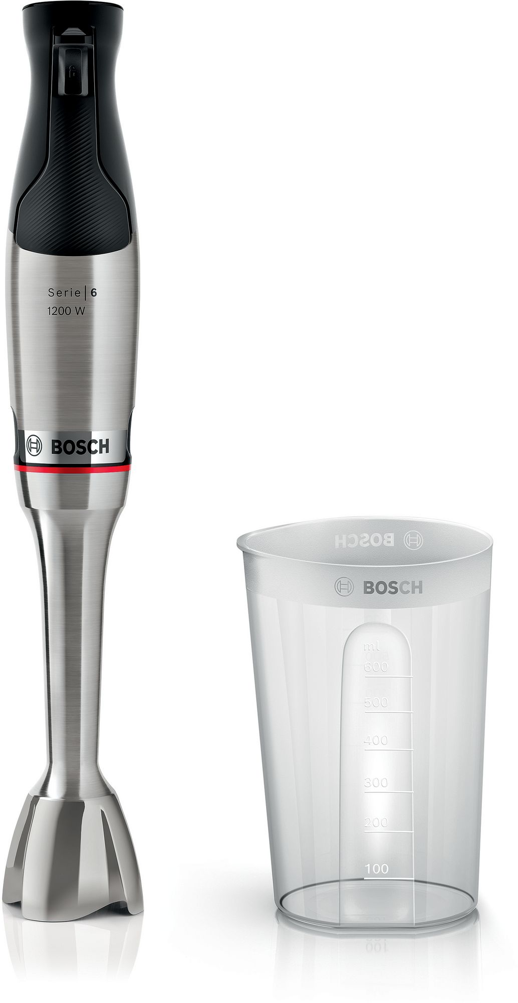 Bosch Stavmixer ErgoMaster 1200 W Rostfritt stål MSM6M810 Serie 6