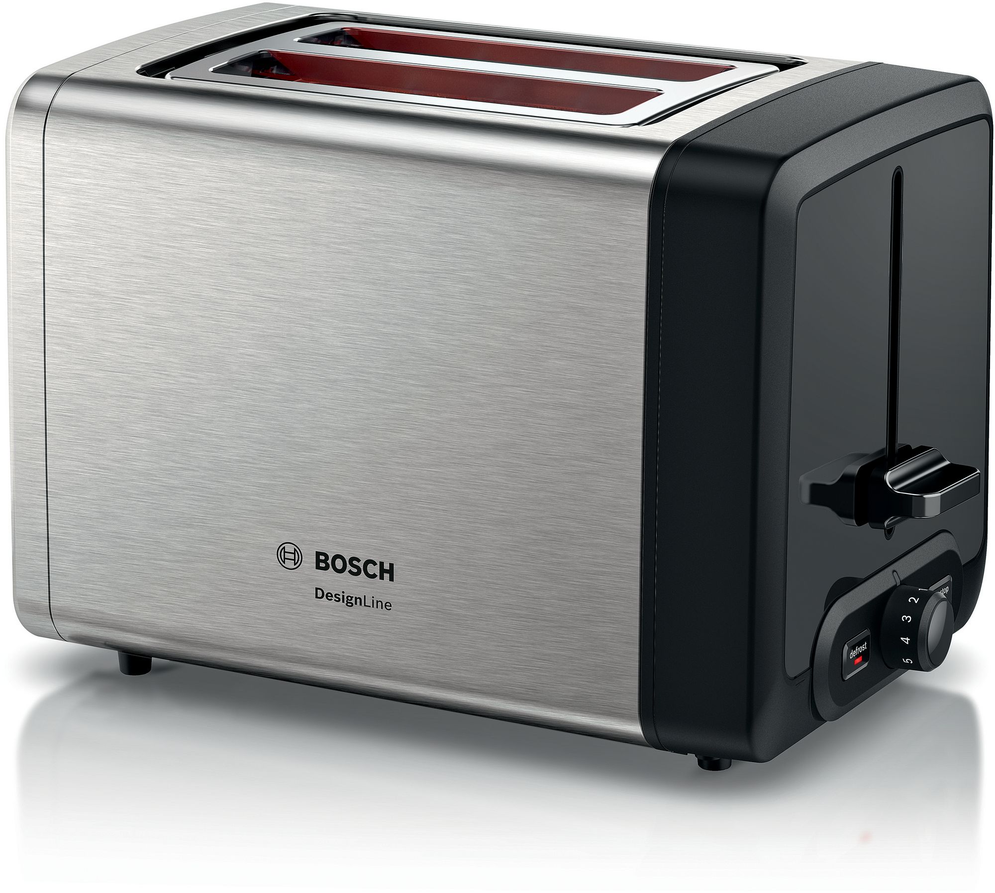 Bosch Brödrost DesignLine Rostfritt stål TAT4P420