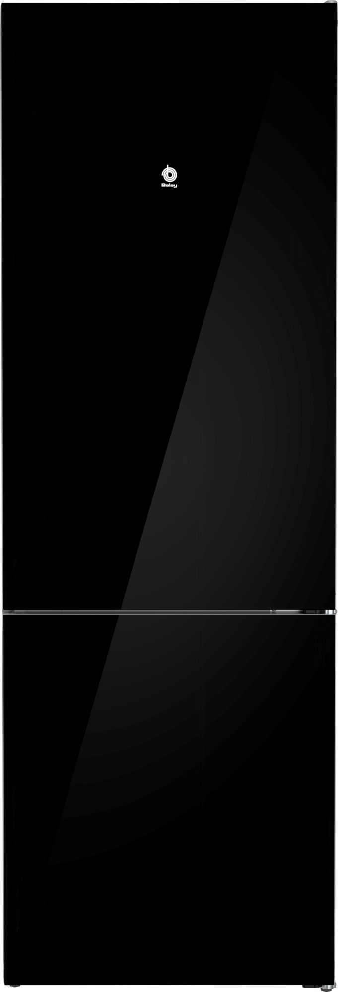 Frigorífico combinado 203 x 70 cm Cristal negro, Total No Frost 3KFC879NI