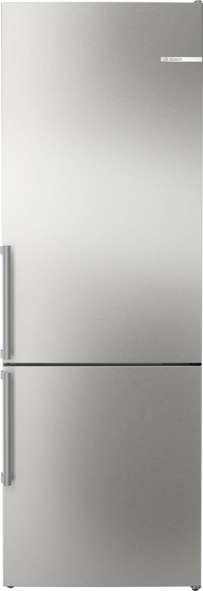 Bosch Serie 4 Frigorífico combinado de libre instalación 203 x 70 cm Acero inoxidable KGN49VICT