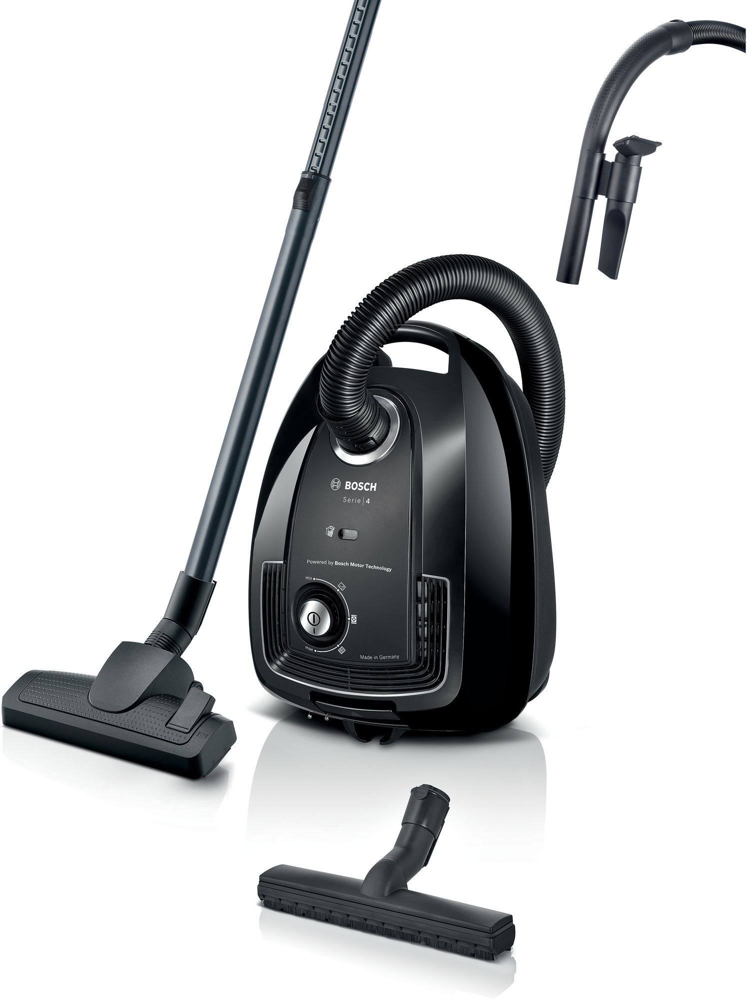 Bosch Dammsugare med påse Svart BGL38BA2H Serie 4