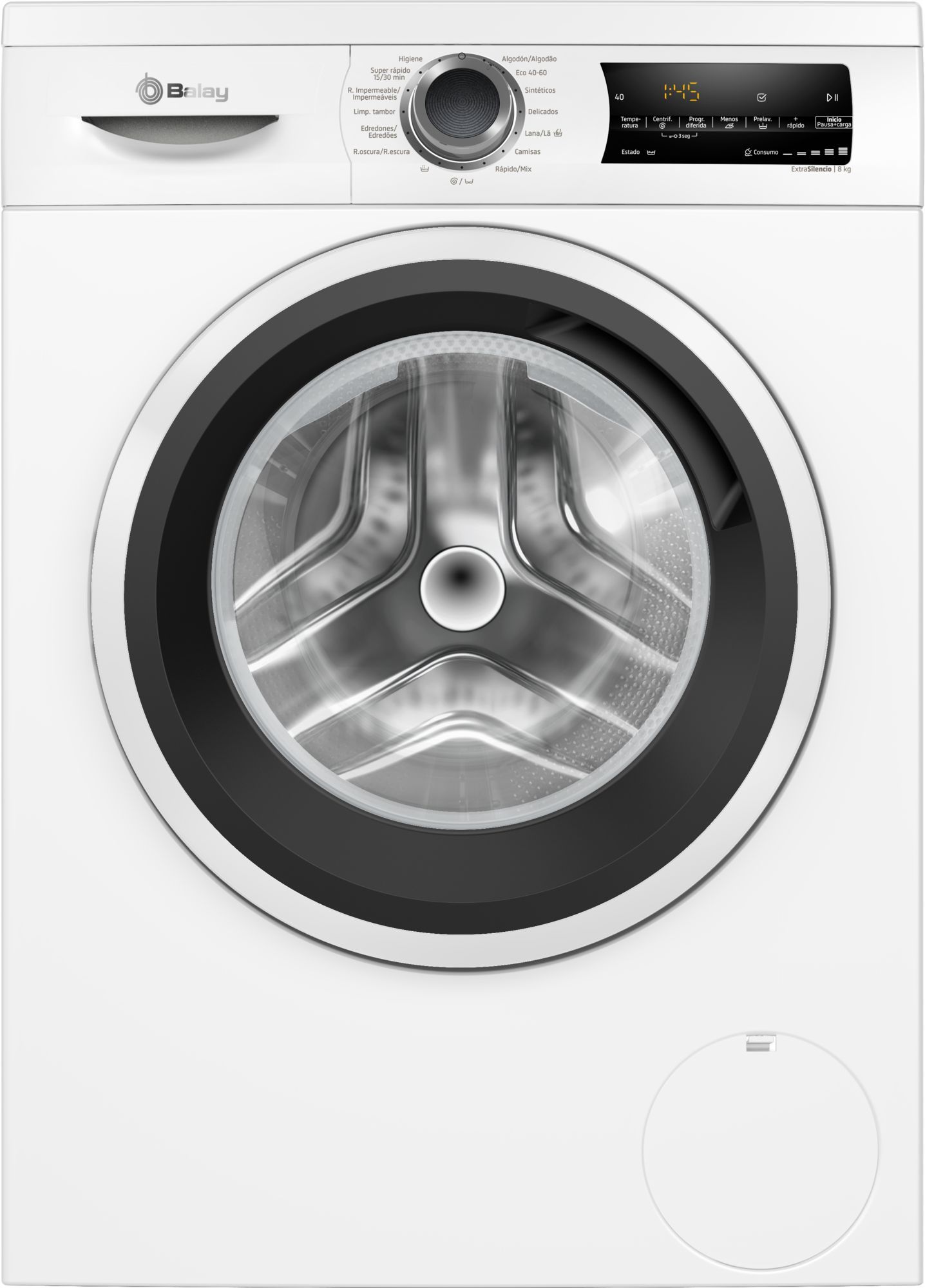 BalayLavadora 8 kg máx. 1400 rpm, Blanco 3TS384BT