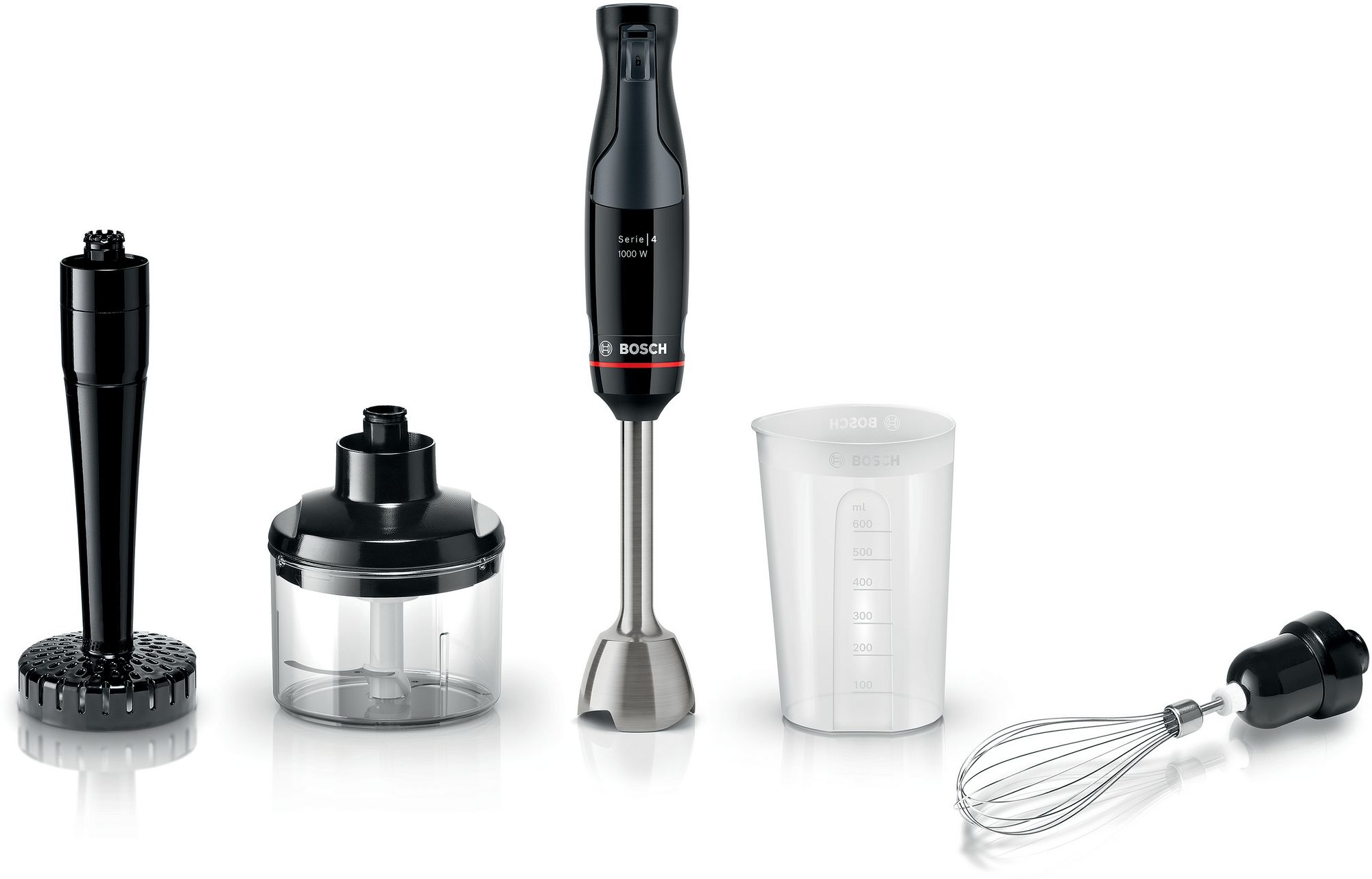 Bosch Stavmixer ErgoMaster 1000 W Svart, antracit MSM4B623 Serie 4
