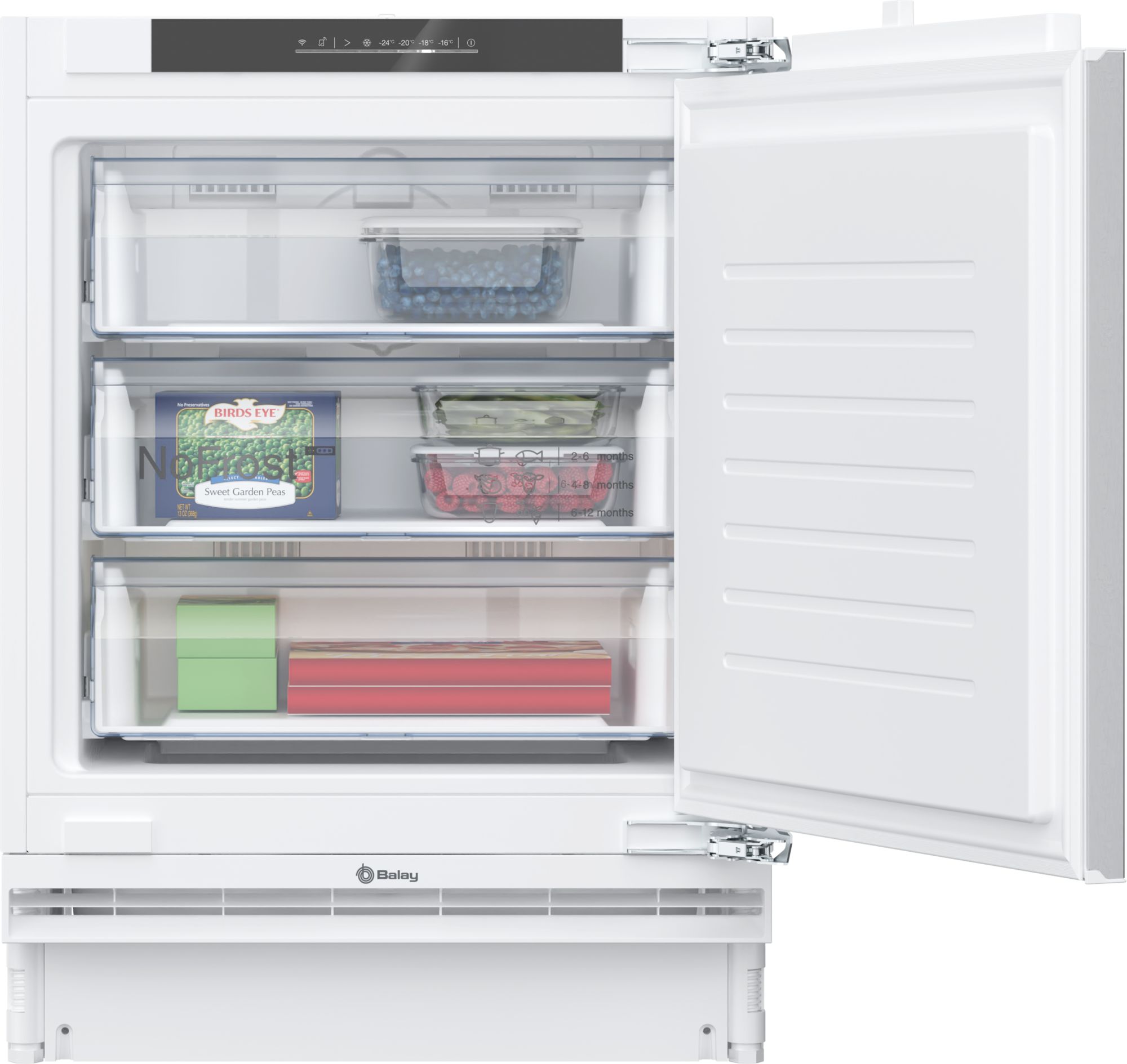 Congelador integrable bajo encimera 82 x 59.8 cm Sistema de integración de puerta fija 3GUE033F