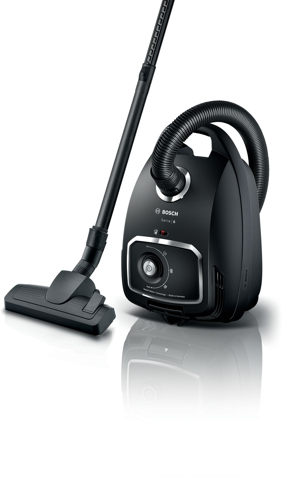 Bosch Serie 6 Dammsugare med påse Svart