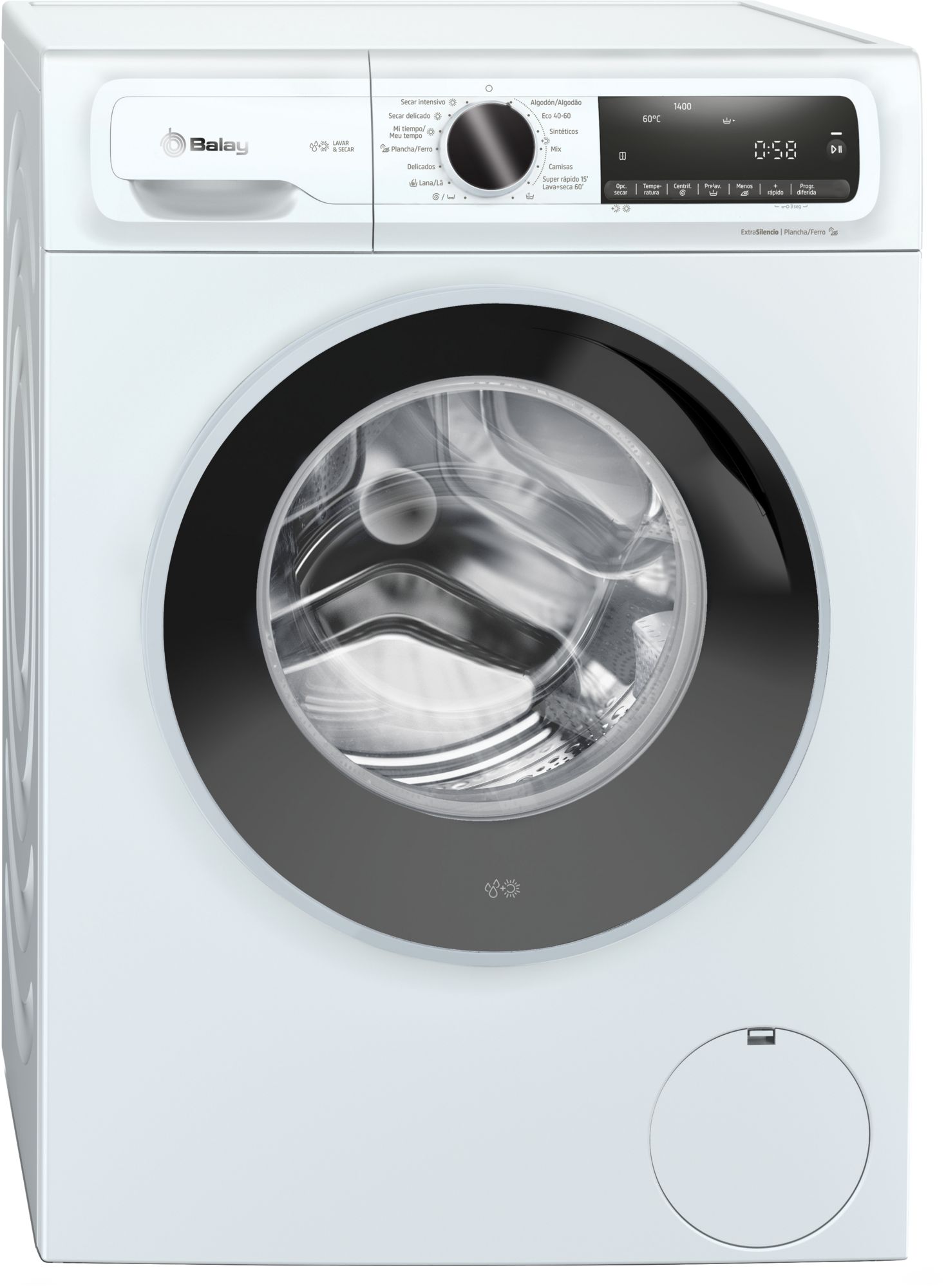 Lavadora-secadora 9 kg /5 kg máx. 1400 rpm, Blanco 3TW094B