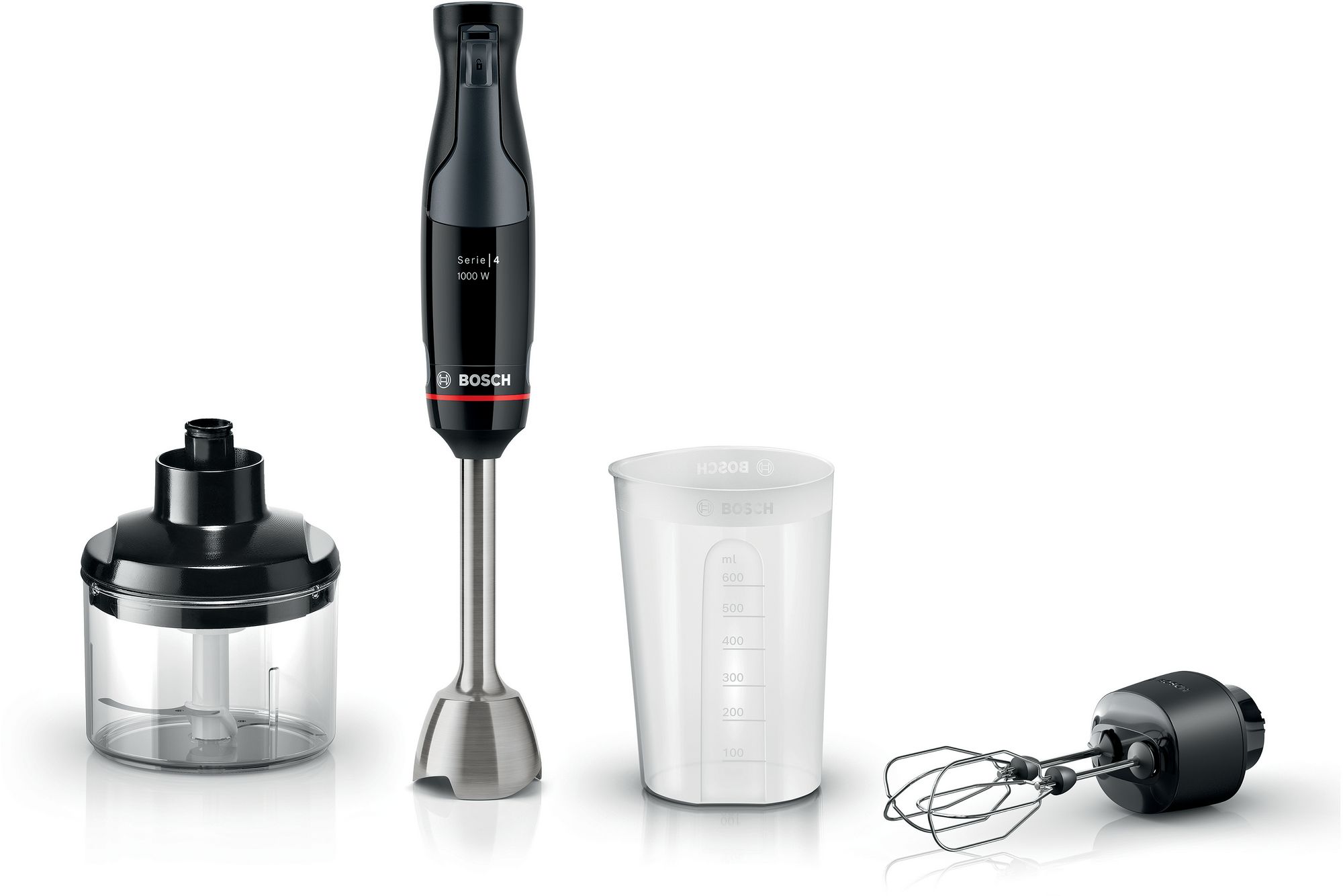 Bosch Stavmixer ErgoMaster 1000 W Svart, antracit MSM4B624 Serie 4