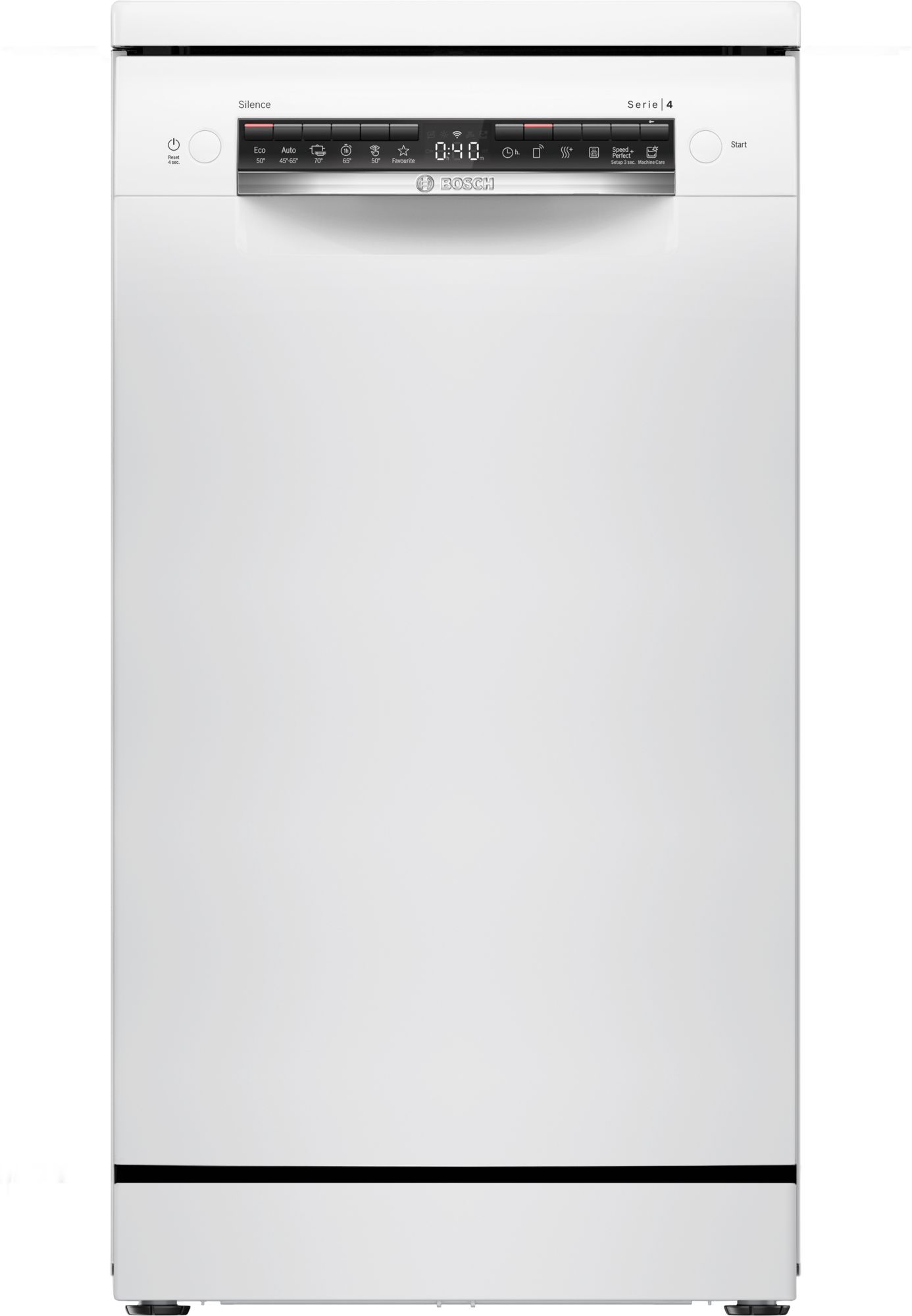 Bosch Série 4, Lave-vaisselle pose libre, 45 cm, Blanc