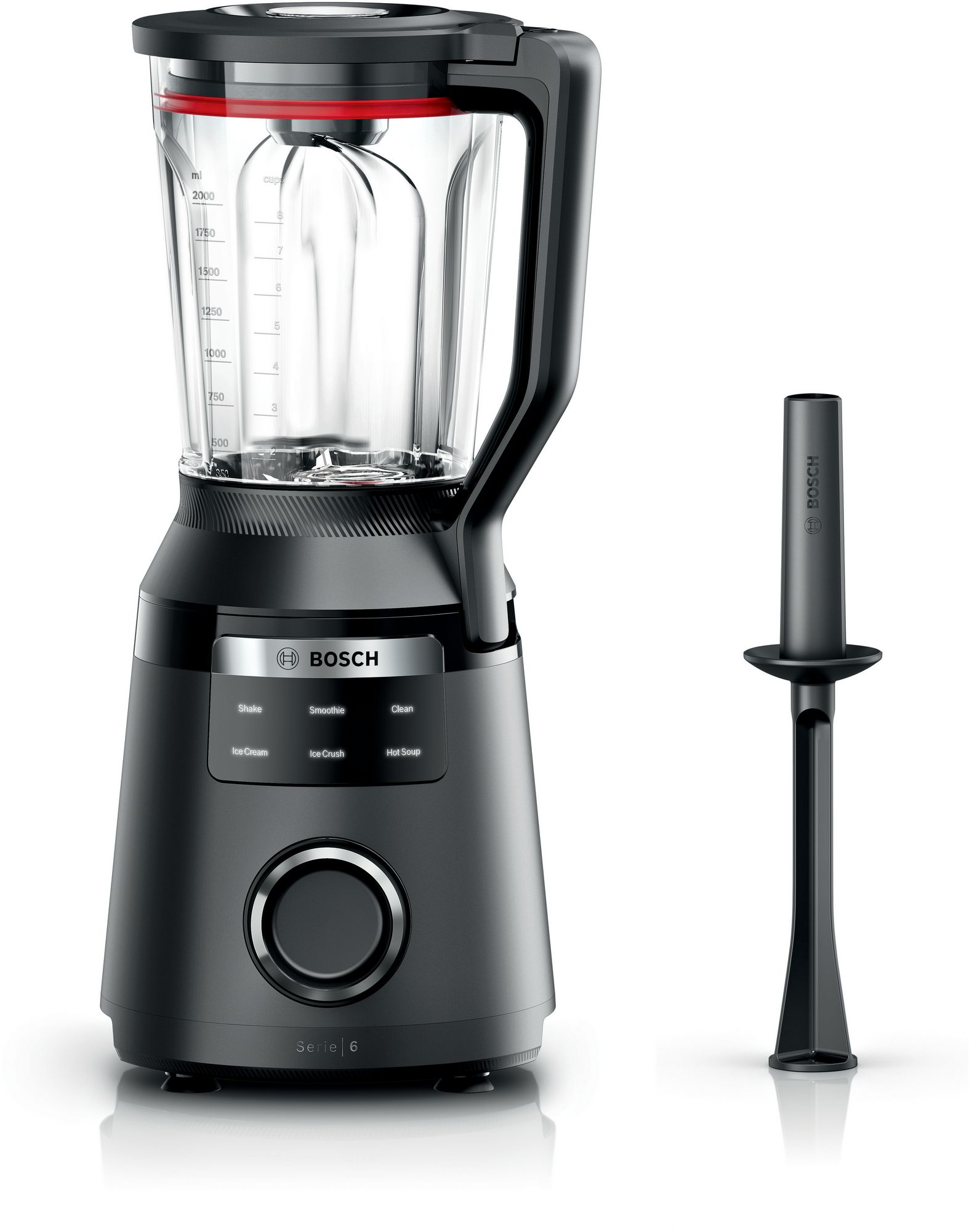 Bosch Blender med hög prestanda VitaPower 1800 W Svart MMB6652B Serie 6