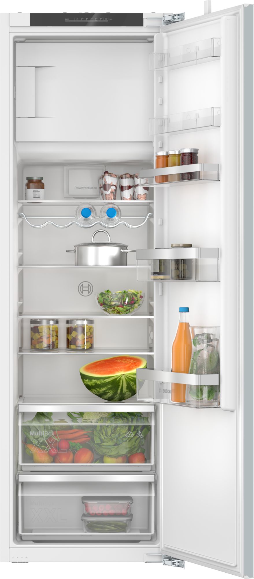 Bosch Helintegrerad kyl med frysfack 177.2 x 54.1 cm Platta gångjärn KIL82VFE0 Serie 4