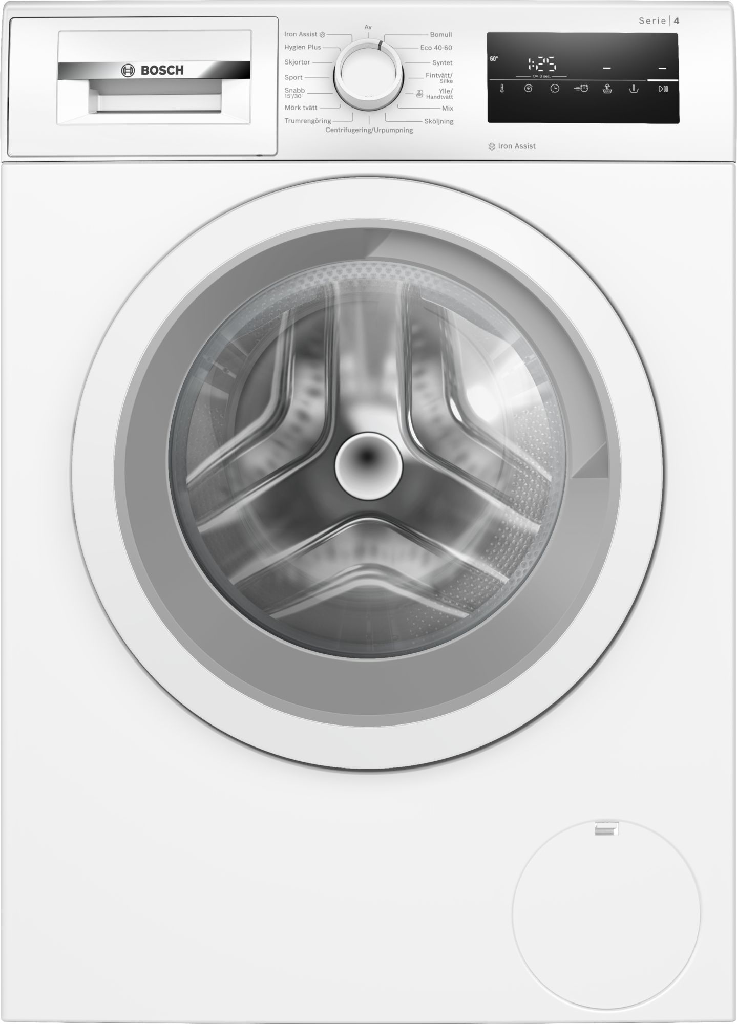 Bosch Serie 4 Tvättmaskin, frontmatad 8 kg max. 1200 varv/min
