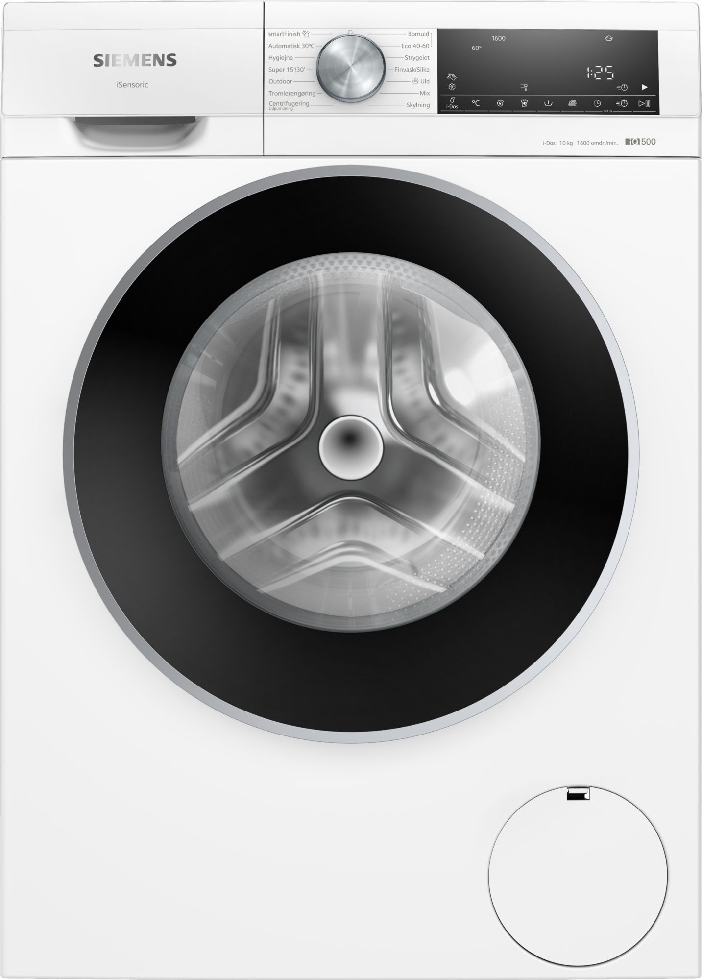 Siemens iQ500 Tvättmaskin, frontmatad 10 kg max. 1600 varv/min