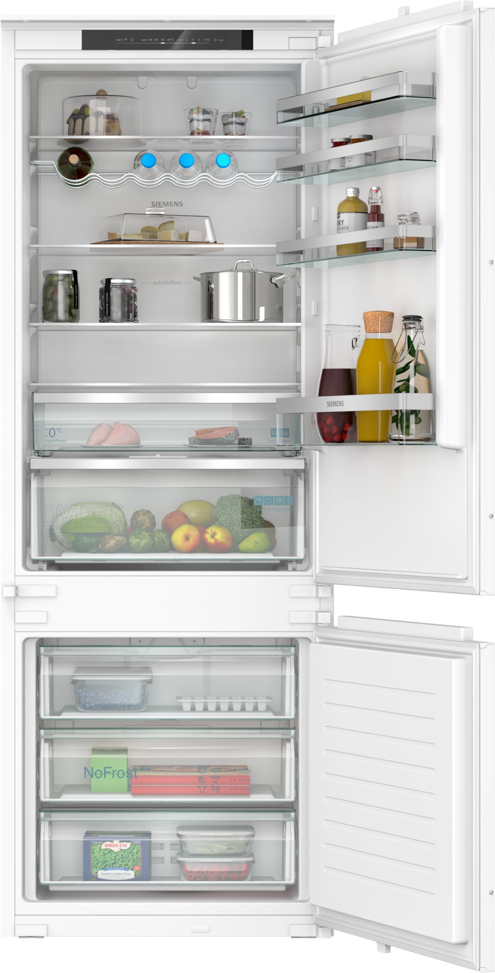 Siemens iQ300 Integrerad kyl/frys 193.5 x 69.1 cm Glidskenor
