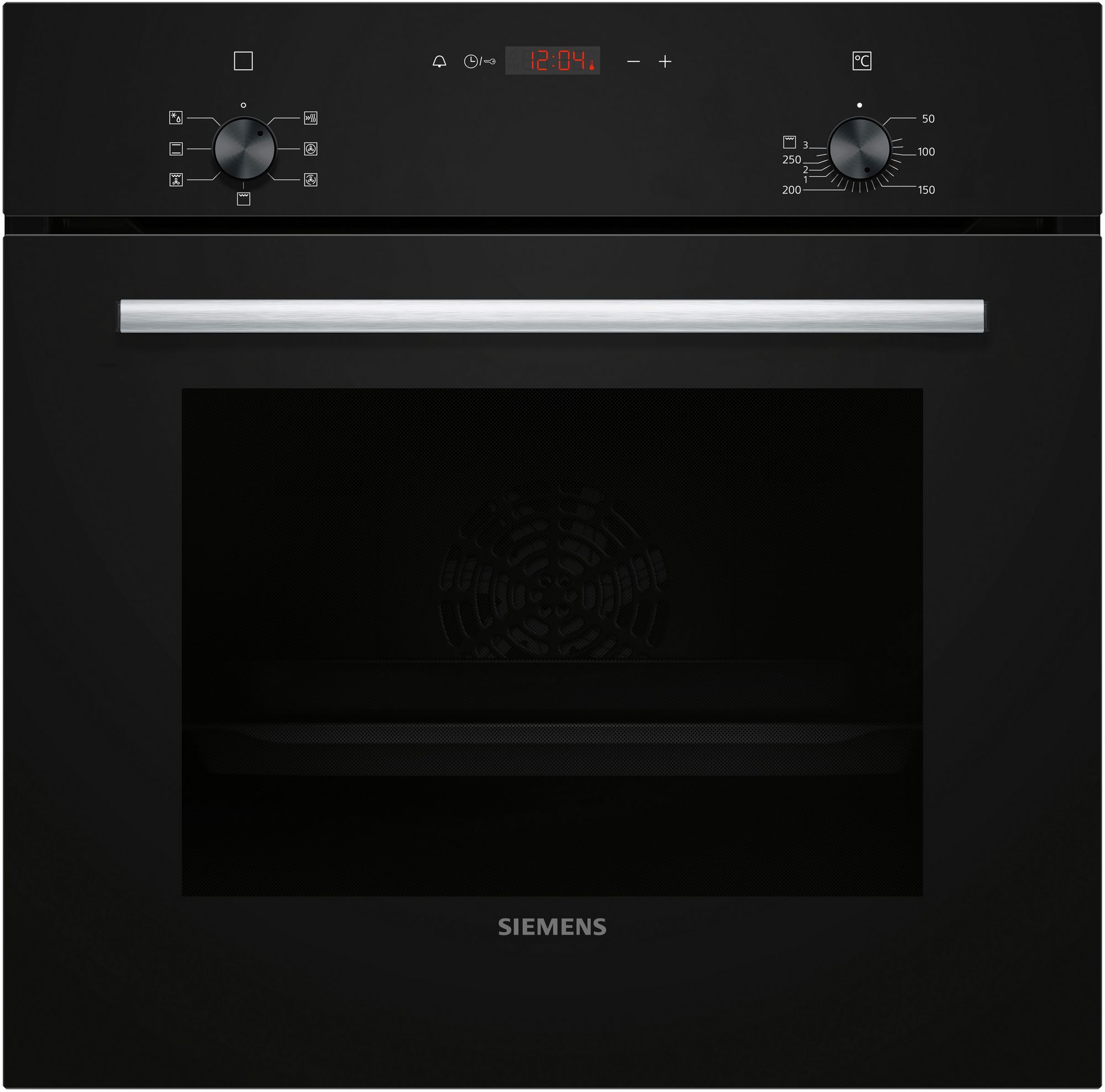 Siemens iQ100 Inbyggnadsugn 60 x 60 cm Svart