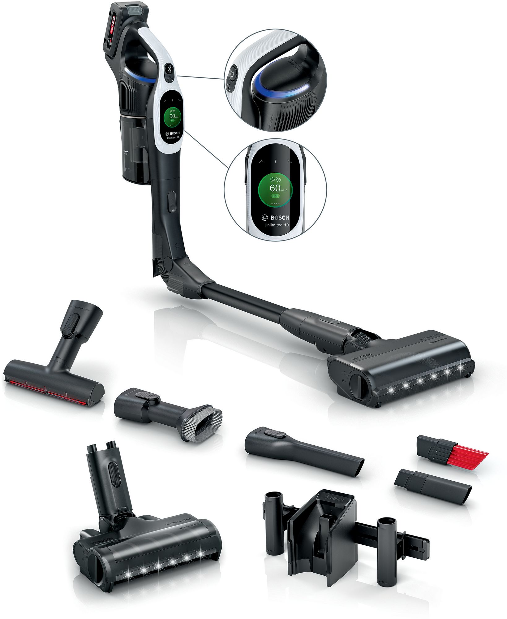 Bosch Sladdlös dammsugare Unlimited 10 Vit BCS1041WAC