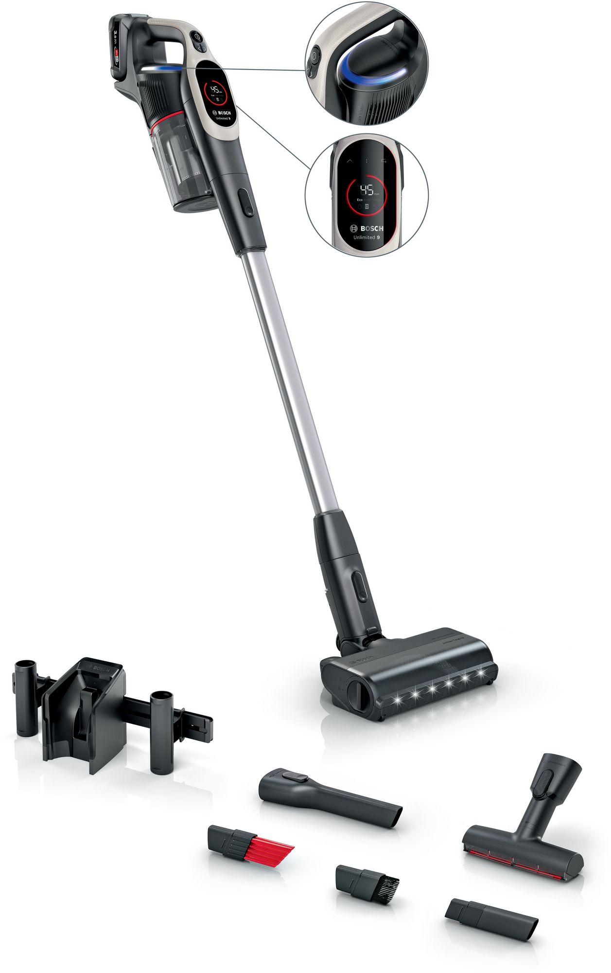 Bosch Aspiradora sin cable Unlimited 9 Acero BCS931GAC