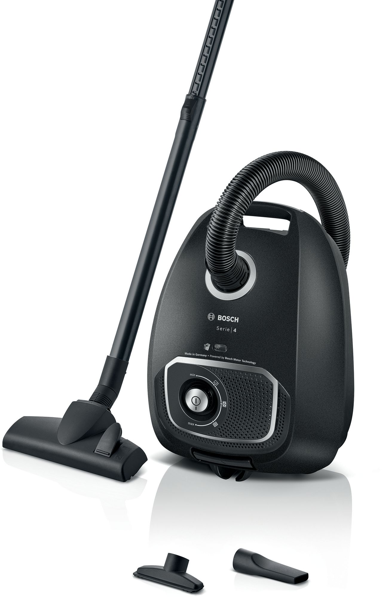 Bosch Dammsugare med påse Svart BGB41BA1 Serie 4