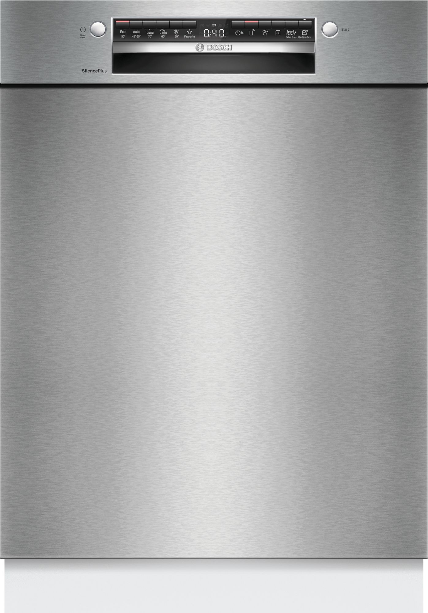 Bosch Série 4, Lave-vaisselle intégrable sous plan, 60 cm, Inox