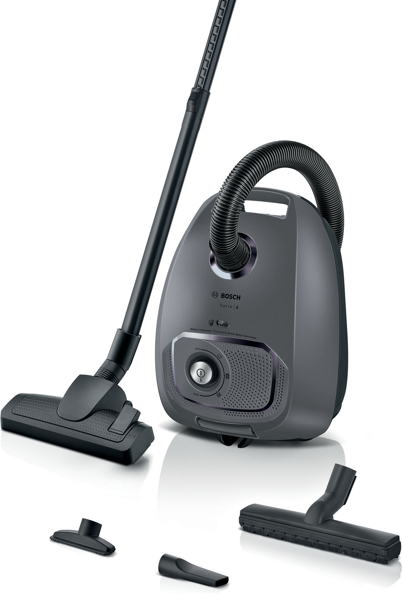 Bosch Dammsugare med påse Grå BGL41GR3H Serie 4