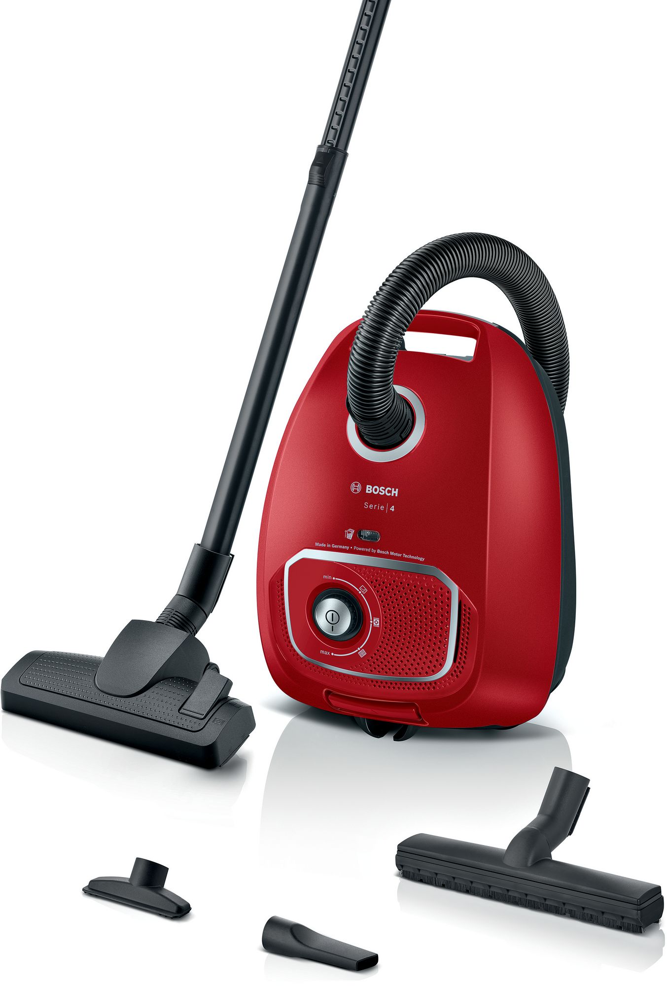 Bosch Dammsugare med påse Röd BGB41RD3H Serie 4