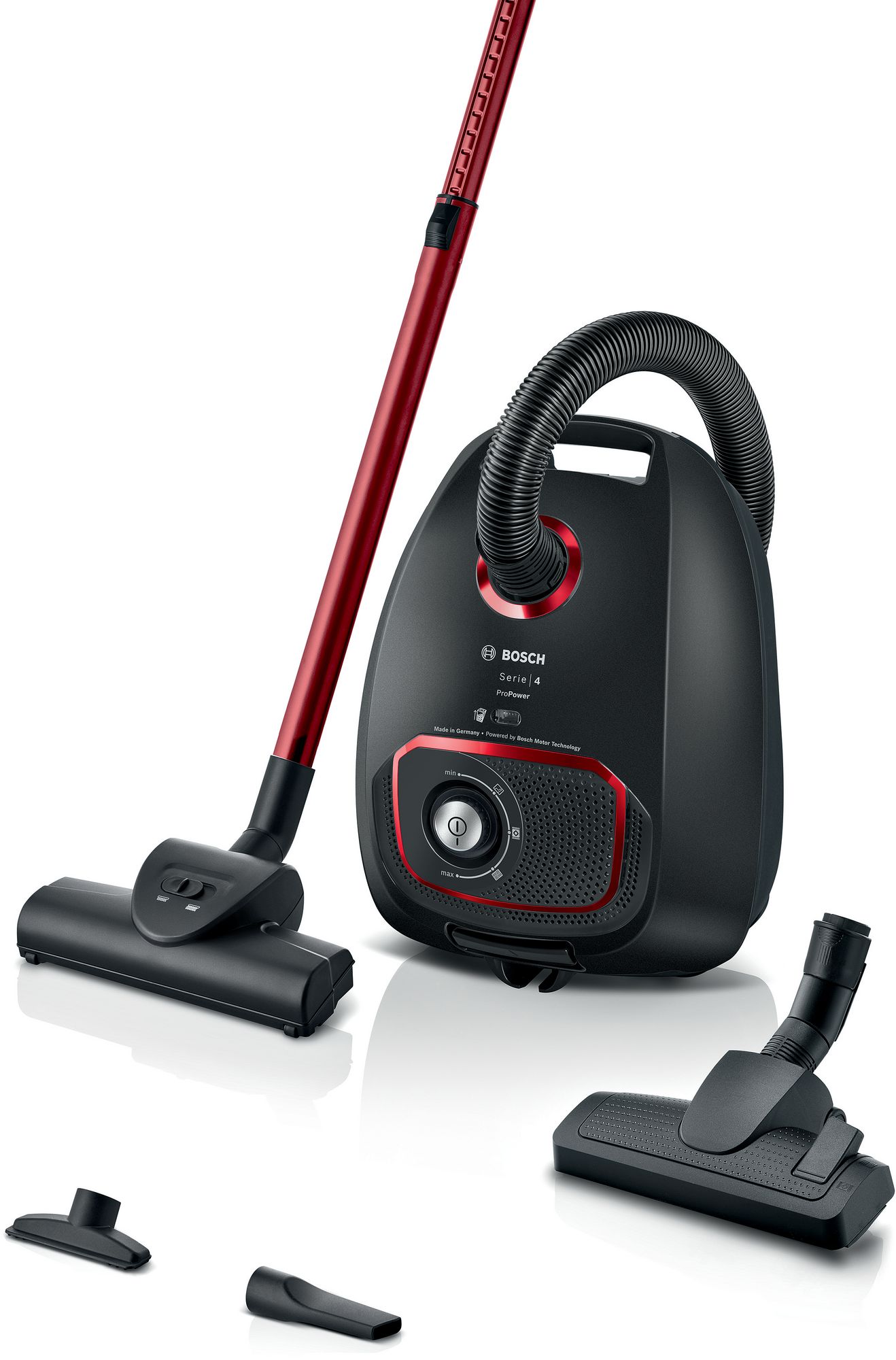 Bosch Dammsugare med påse ProPower Svart BGB41POW1 Serie 4