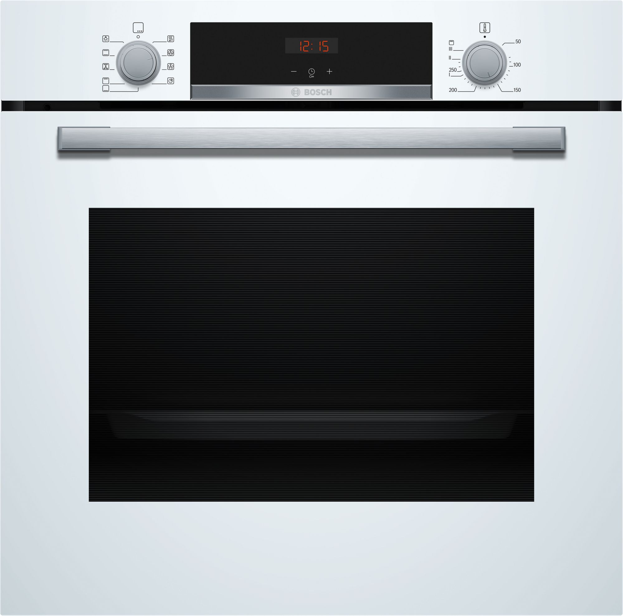 Bosch Inbyggnadsugn 60 x 60 cm Vit HBA534BW3 Serie 4
