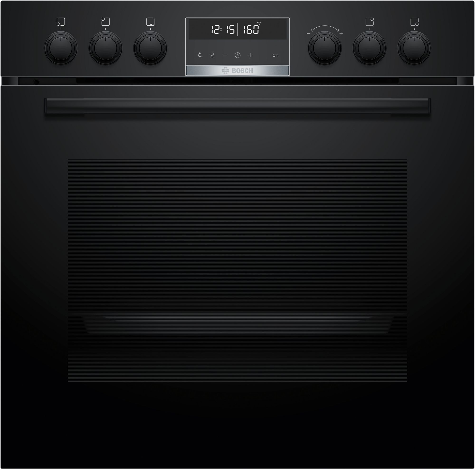 Bosch Série 6, Cuisinière encastrable, 60 x 60 cm, Noir