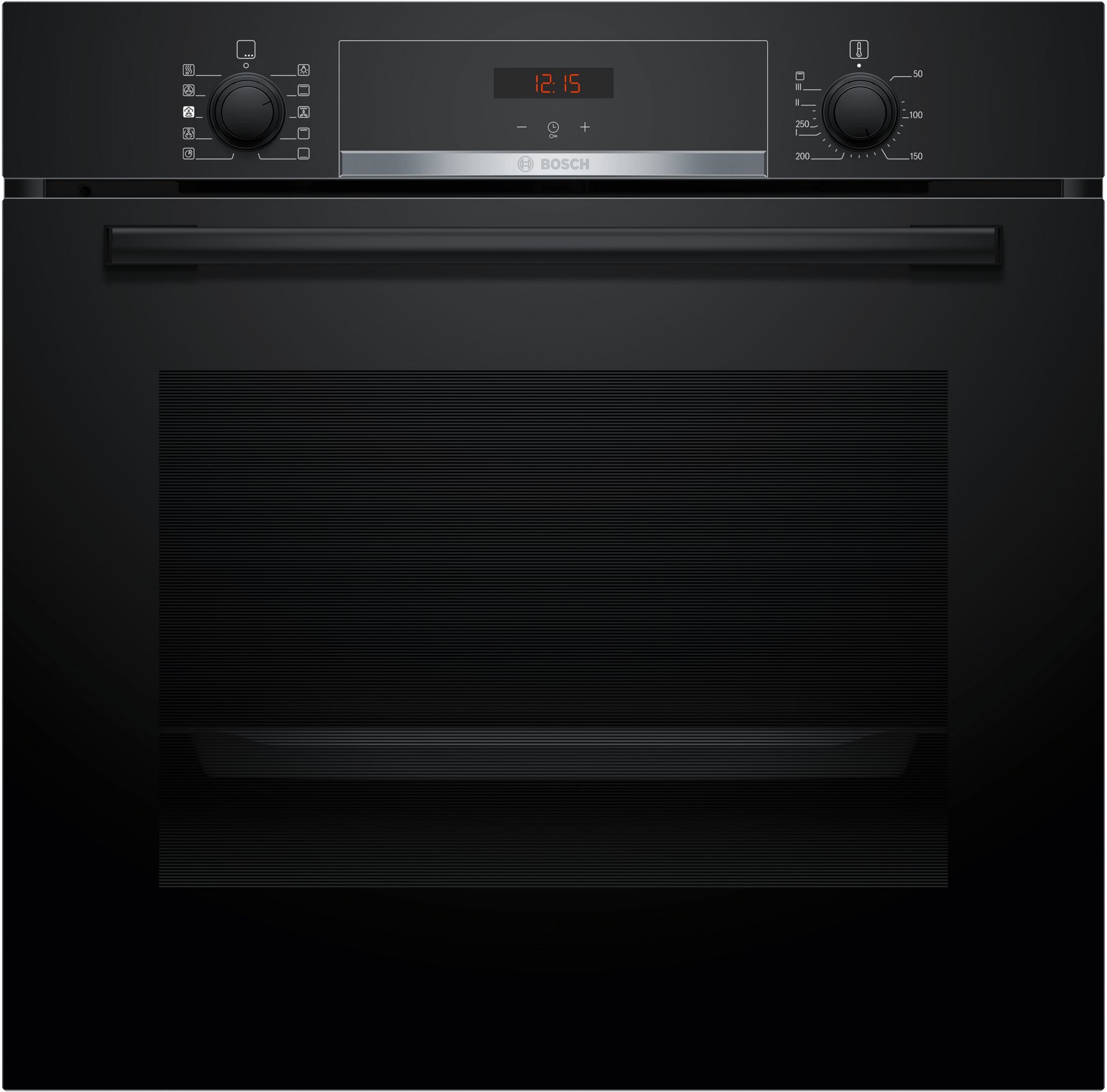 Bosch Inbyggnadsugn med ångfunktion 60 x 60 cm Svart HQA534BB3 Serie 4