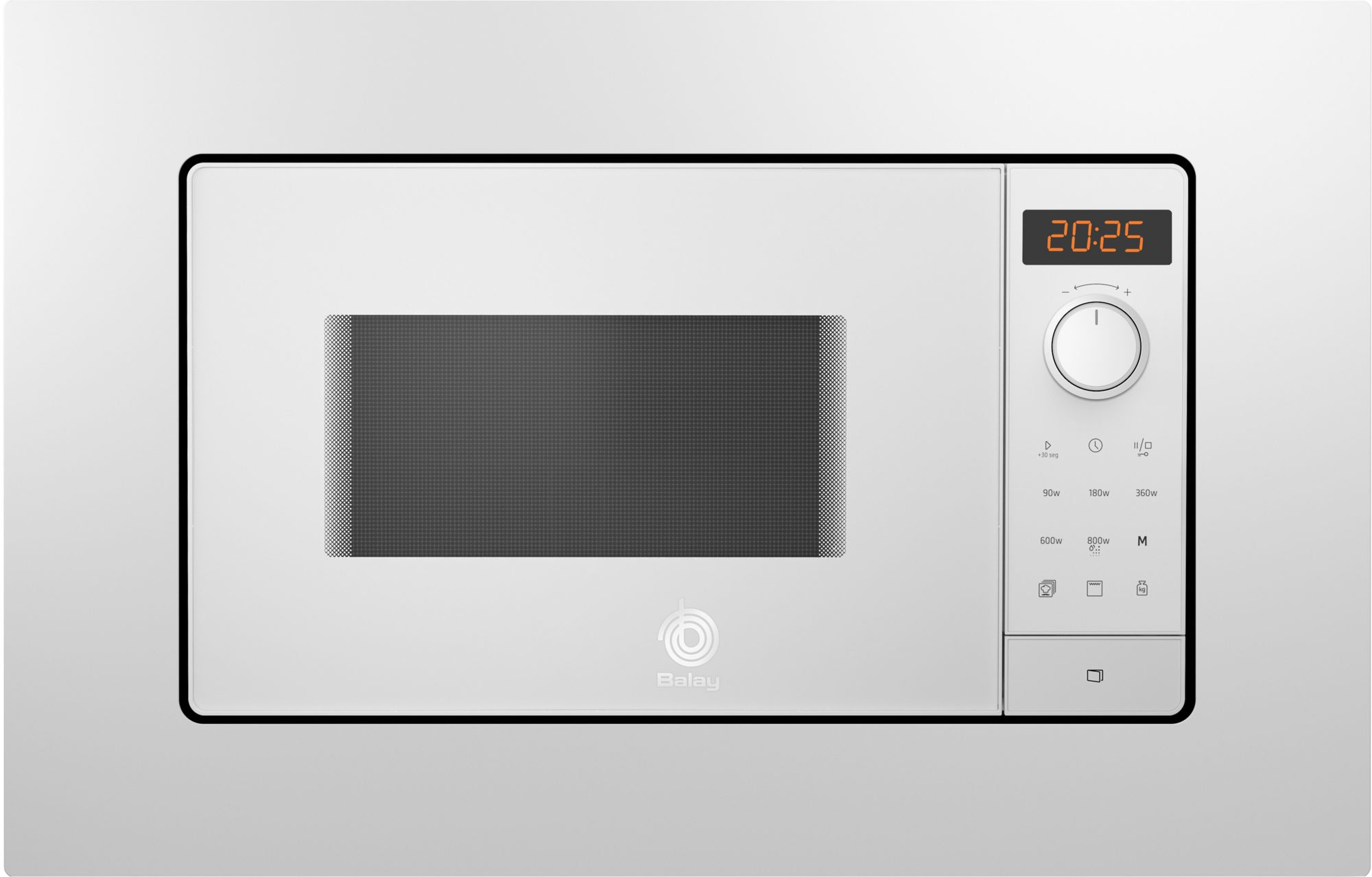 Horno microondas integrable balay 3cg6142b4 20 litros sin grill blanco