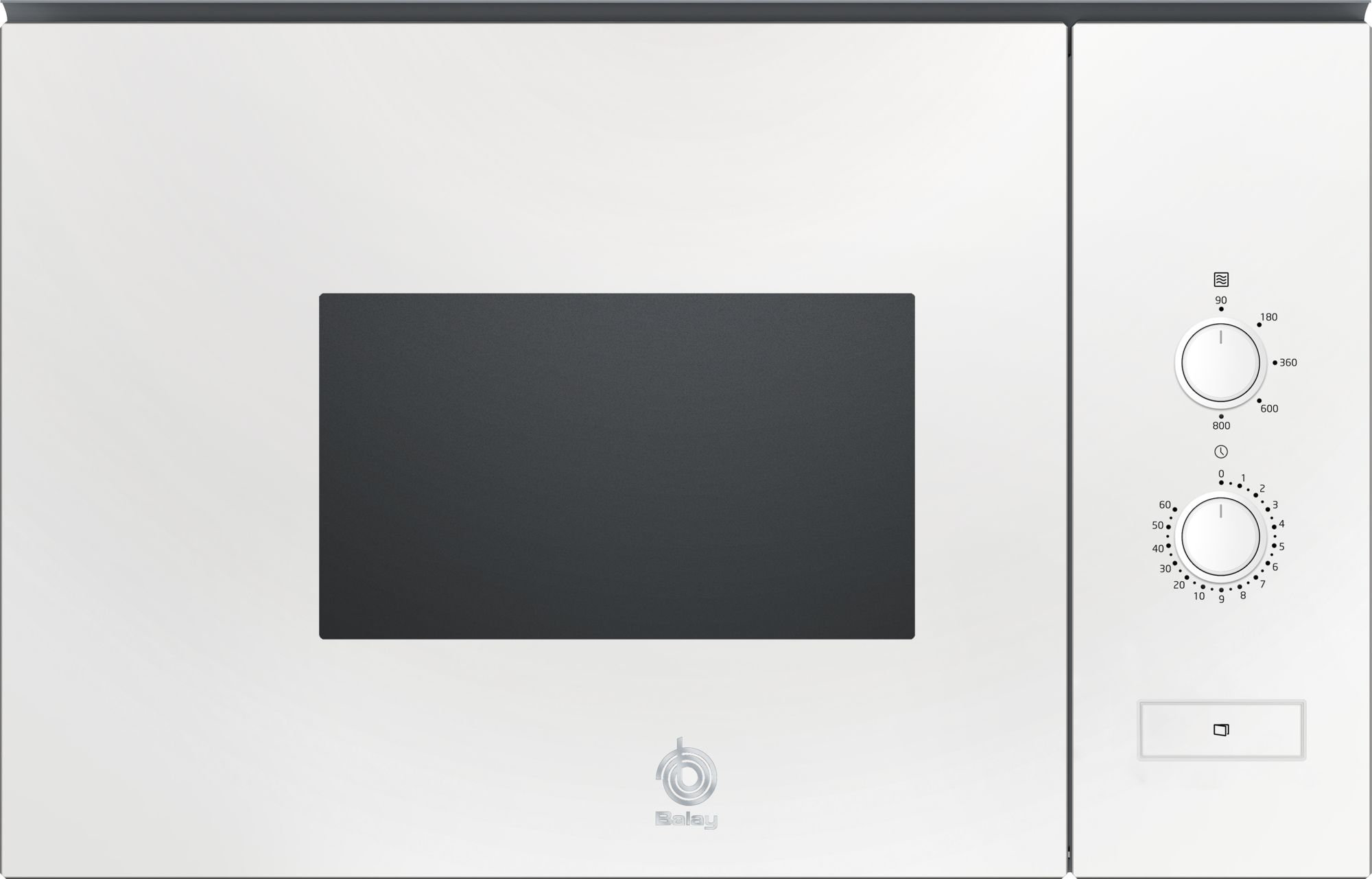 Horno microondas integrable balay 3cp5002b3 20 litros sin grill blanco