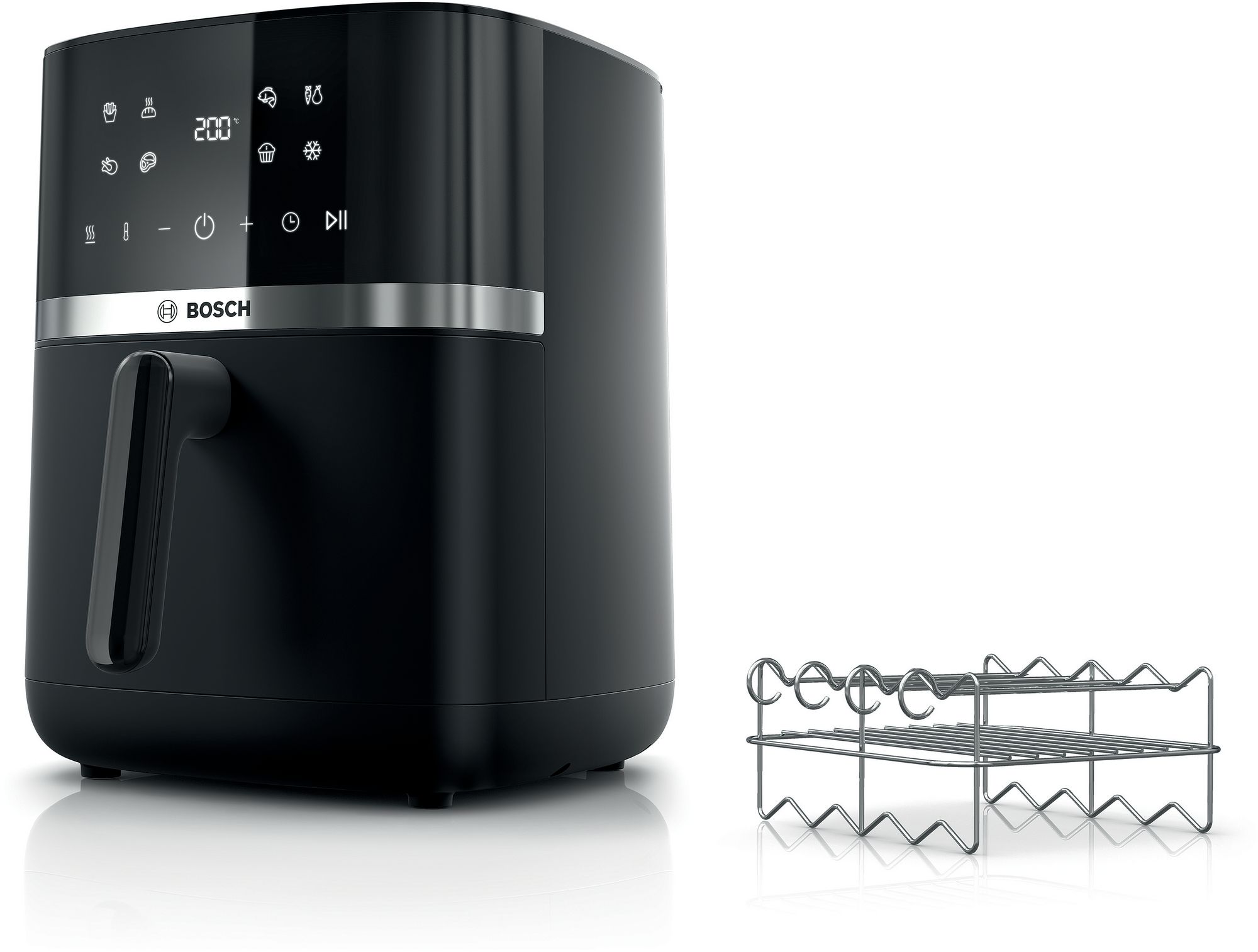 Bosch Air Fryer Svart MAF462B1 Serie 4