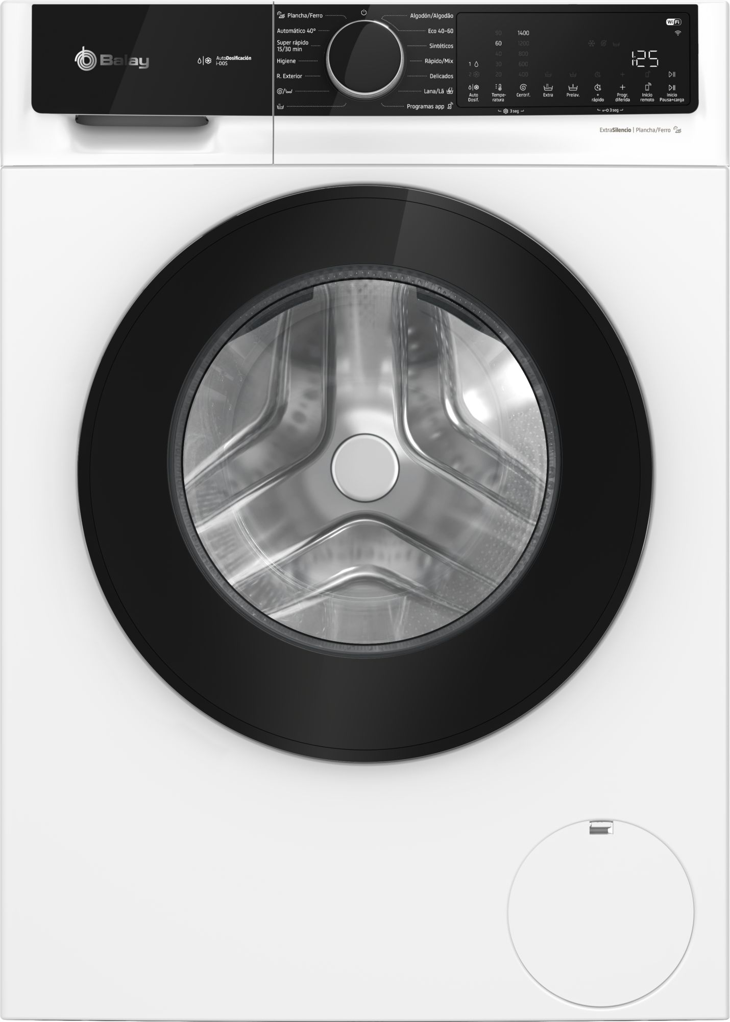Lavadora con Programa Plancha 10 kg máx. 1400 rpm, Blanco 3TS3104BH
