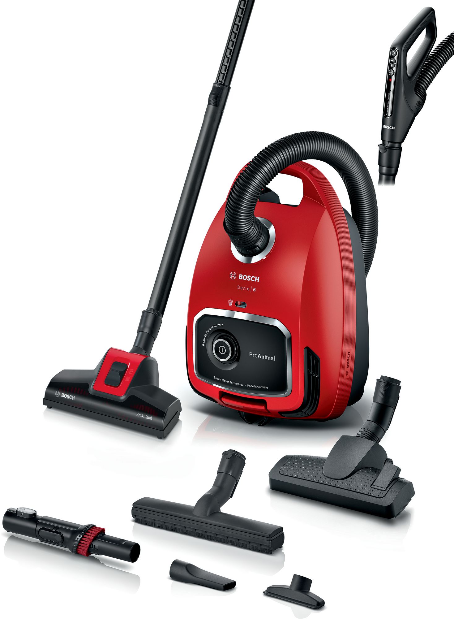 Bosch Dammsugare med påse ProAnimal Röd BGL6PET3 Serie 6
