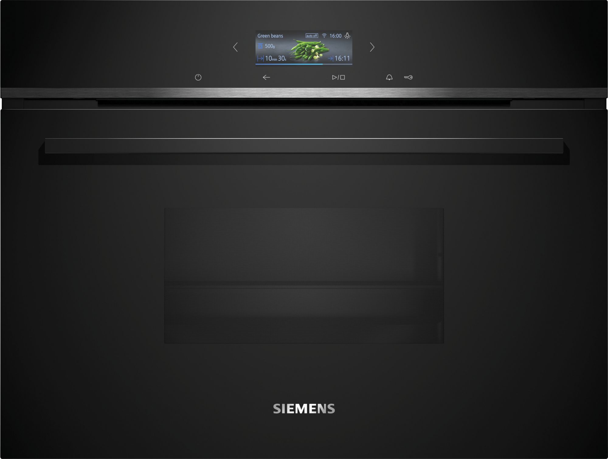 Siemens iQ700, Four vapeur encastrable, 60 x 45 cm, Noir