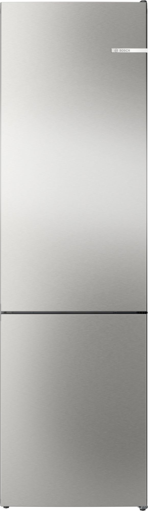 Bosch Kombinerad kyl/frys 203 x 60 cm Rostfritt stål KGN392I1F Serie 4