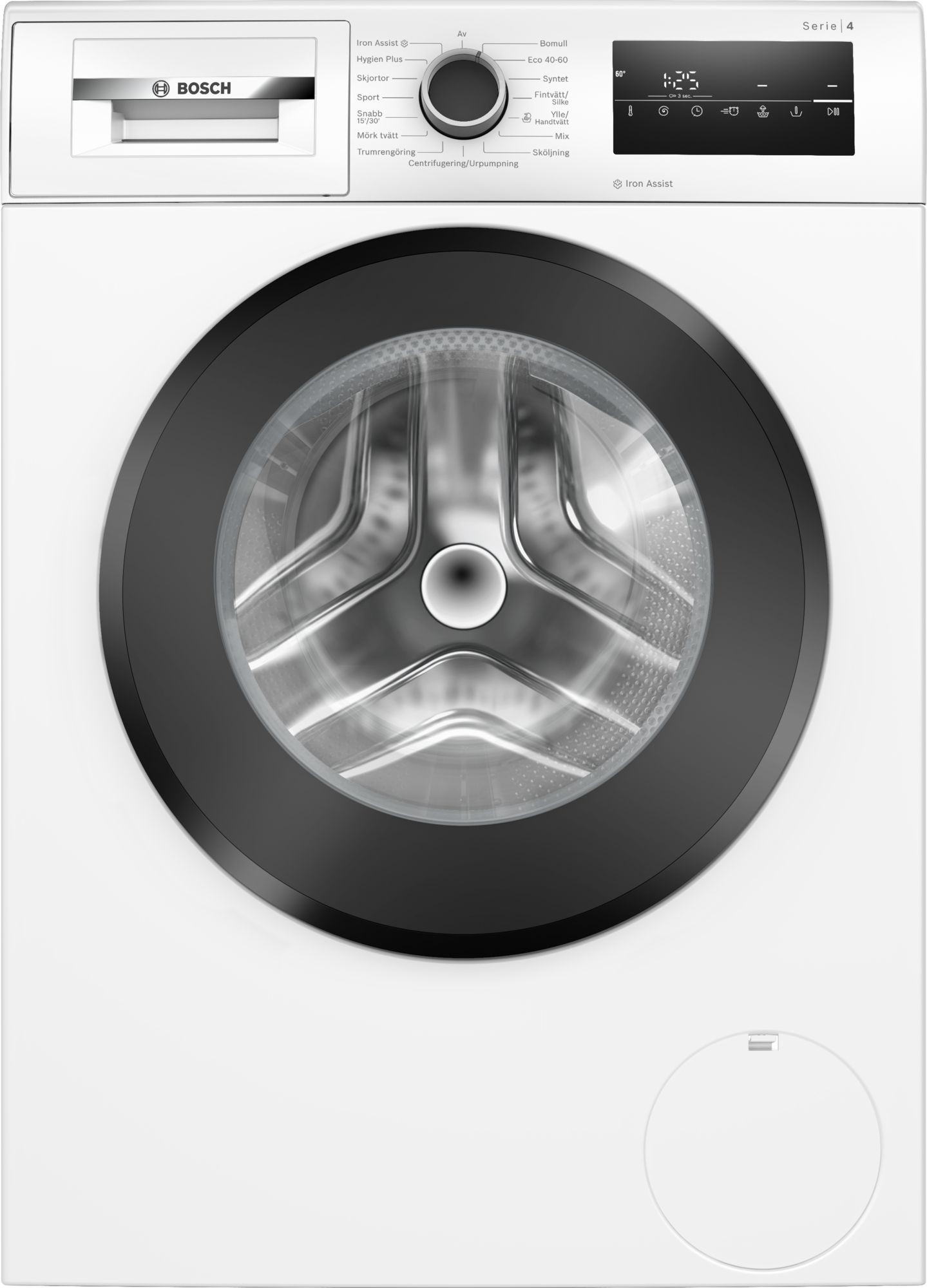 Bosch Serie 4 Tvättmaskin, frontmatad 9 kg max. 1400 varv/min