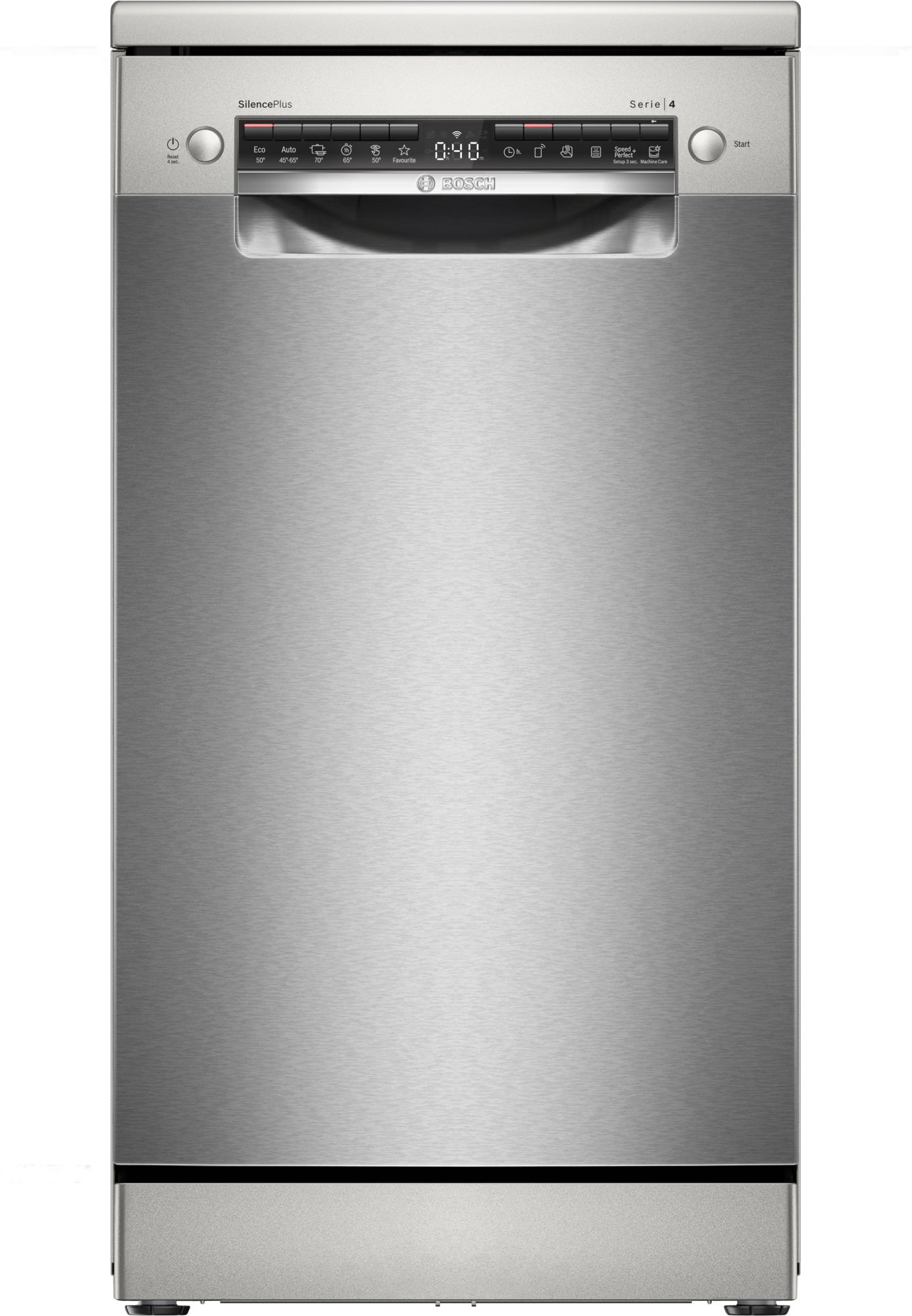 Bosch Serie 4 Lavavajillas de libre instalación 45 cm Acero antihuellas SPS4EMI17E