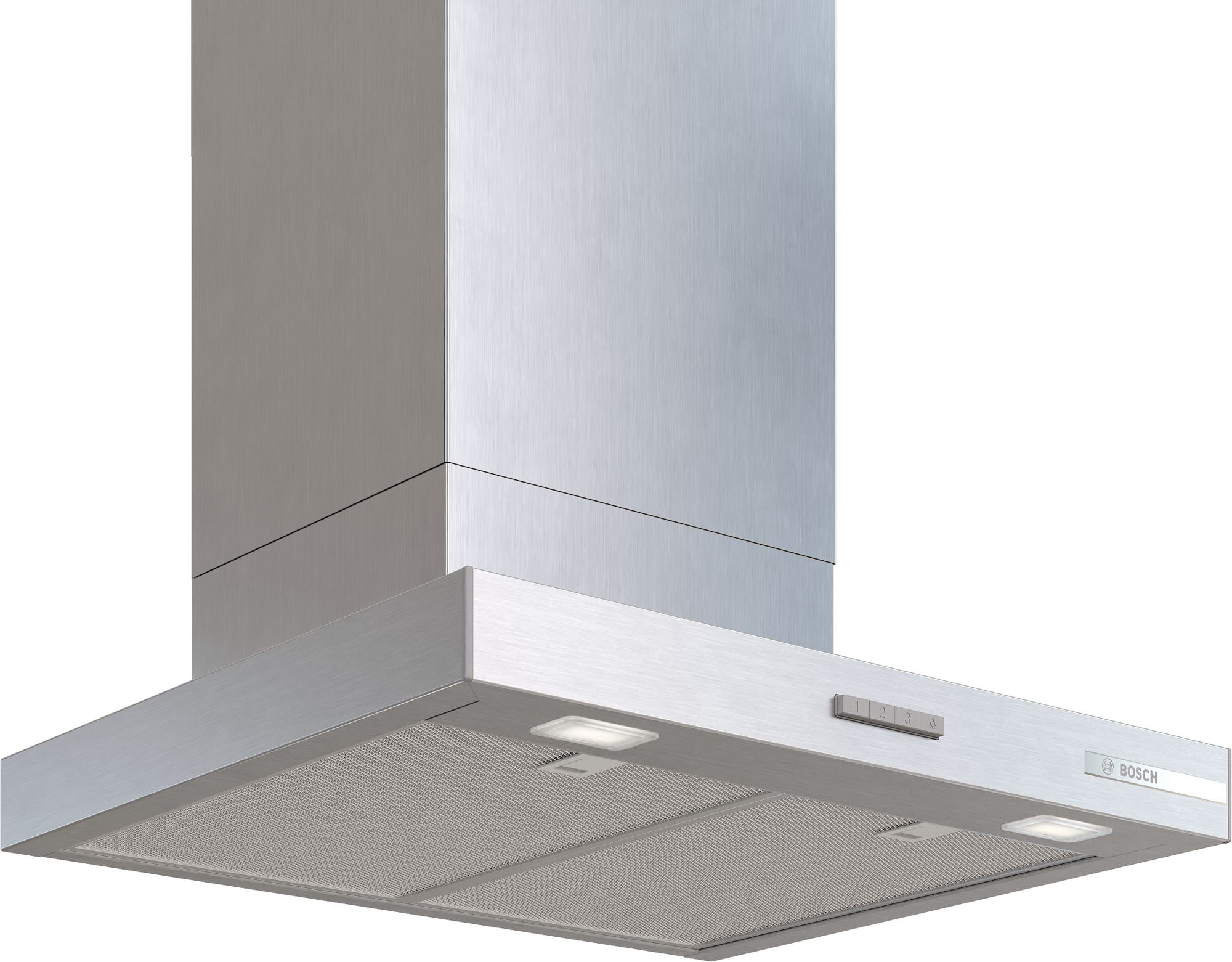 Bosch Vägghängd köksfläkt 60 cm Inox-Look DWB63BC30 Serie 2